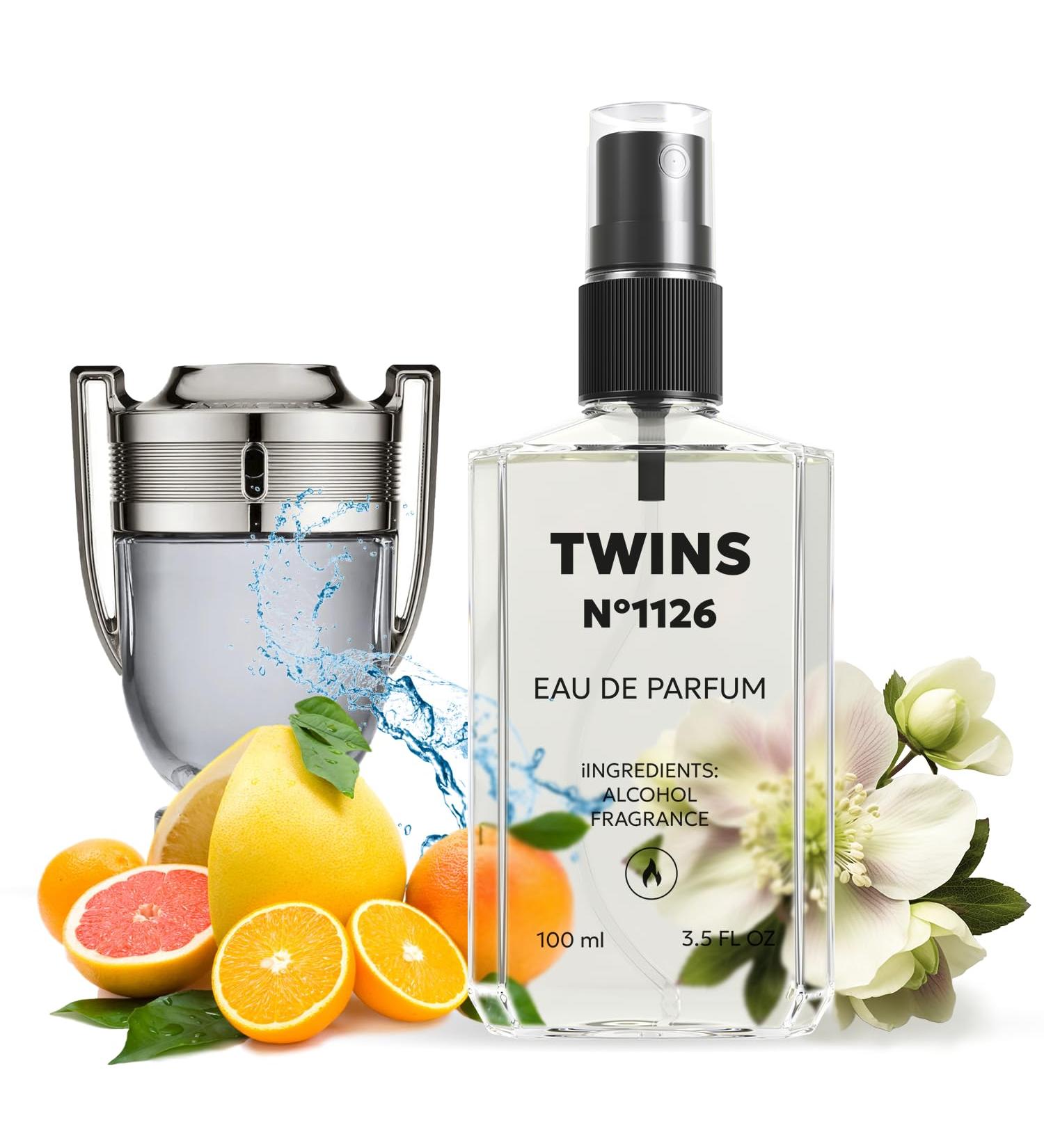 TWINS Impression of Inv| Perfume for Men Eau de Parfum | No.1126 | 3.4 Fl Oz / 100 ml Pa Rab Inv Impression - Buy Online on GoSupps.com