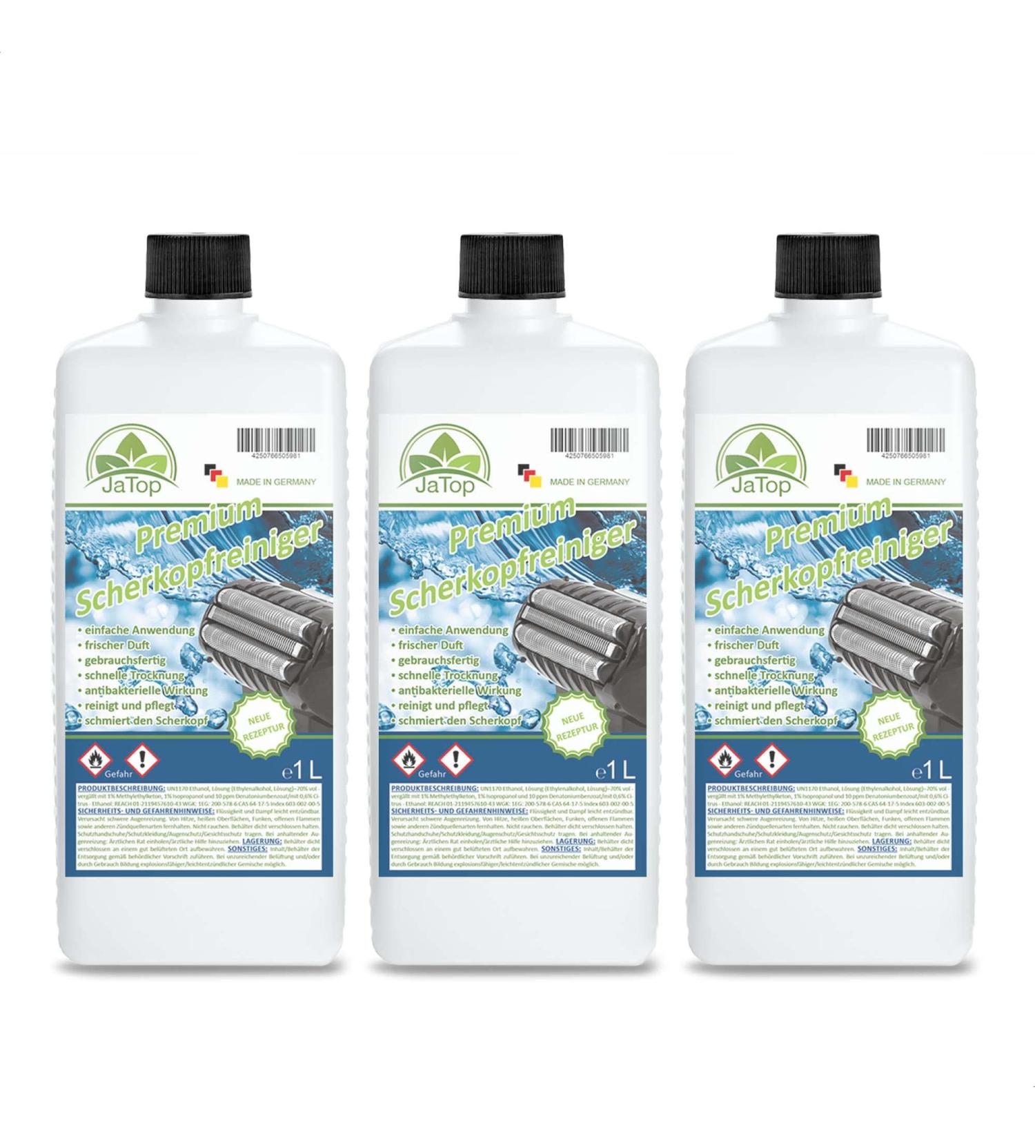 JATOP Schunder Sport Pleation 1L Pro Bottle - Refillable for Braun Clean & Renew Synchro Activator & Pulsonic Series 3/5/7/9 Panasonic - Made in Germany - Buy Online on GoSupps.com