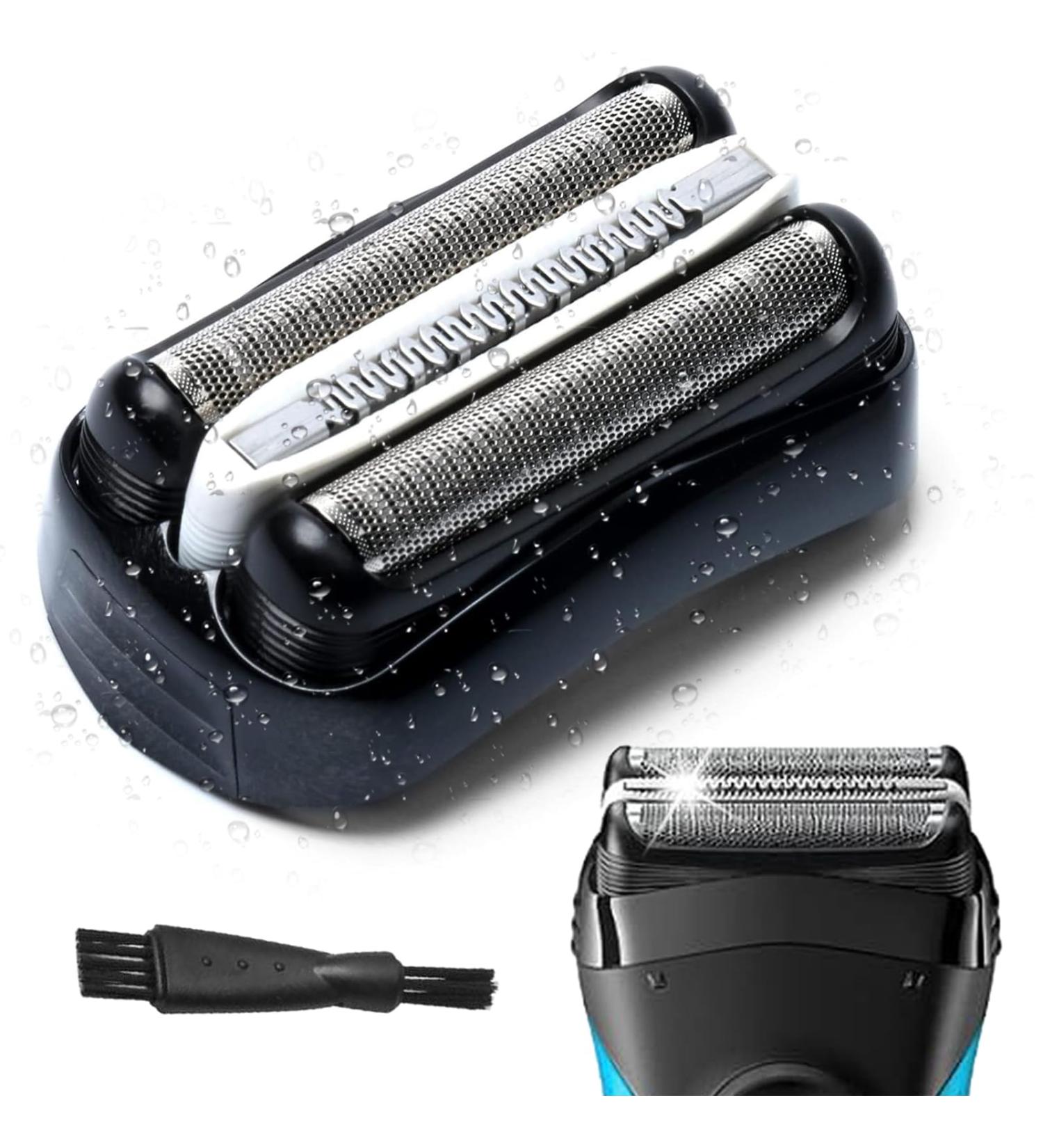 Braun Series 3 Compatible Replacement Heads & Accessories | Electric Shears & Cleaning Brush - Buy Online on GoSupps.com