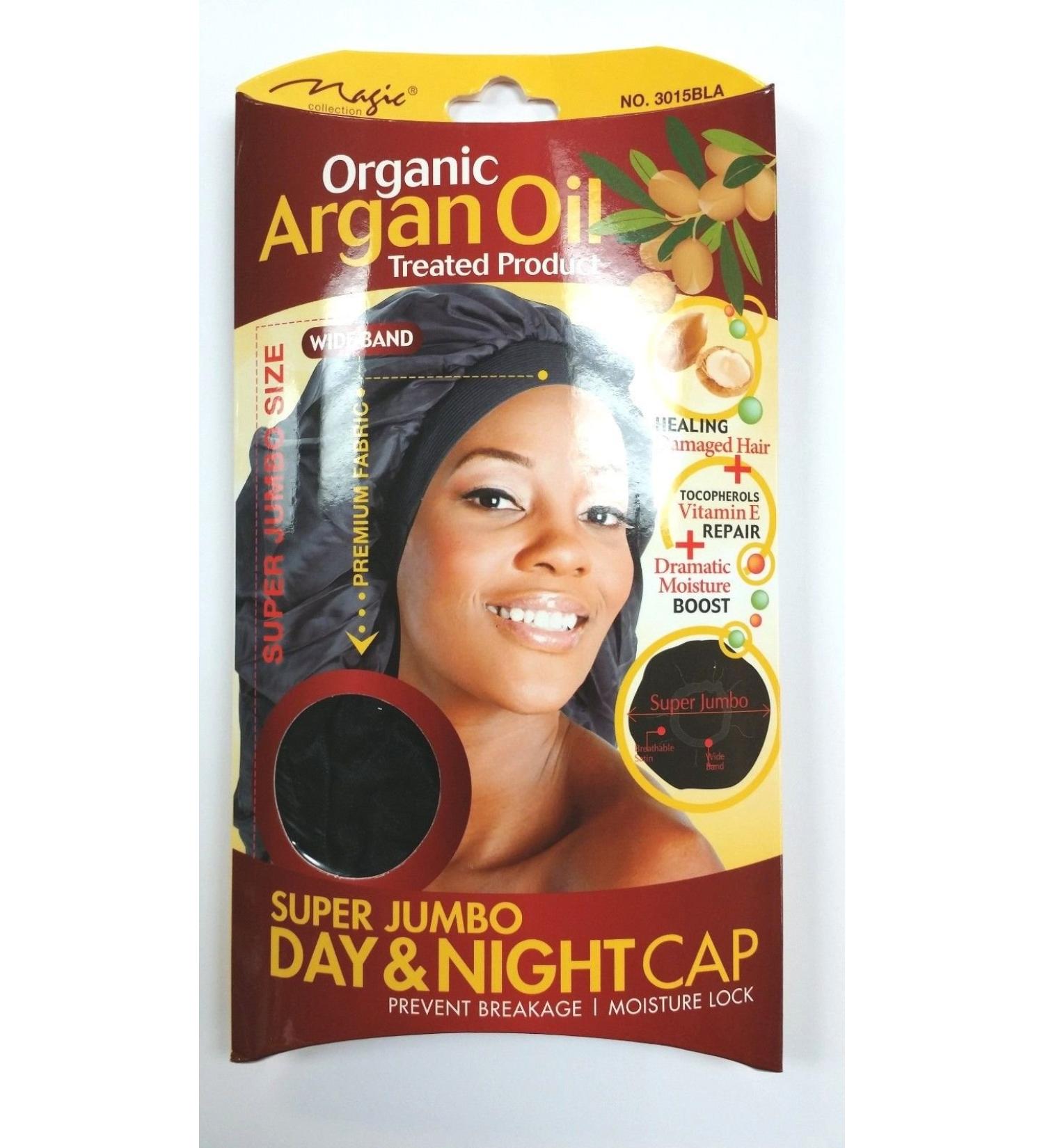 Super Jumbo Day & Night Cap Organic Argan Oil Treated Product No: 3015BLA