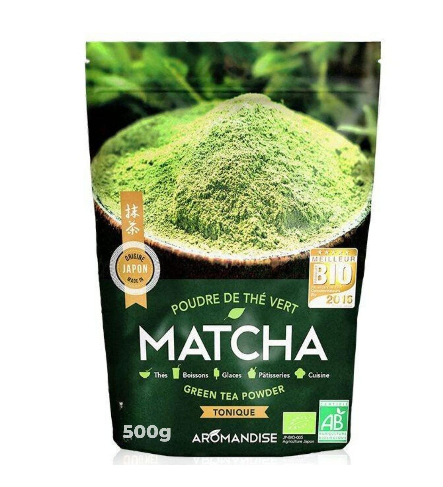  Aromandise Organic Japanese Matcha Green Tea Powder 500g - Buy Online on GoSupps.com