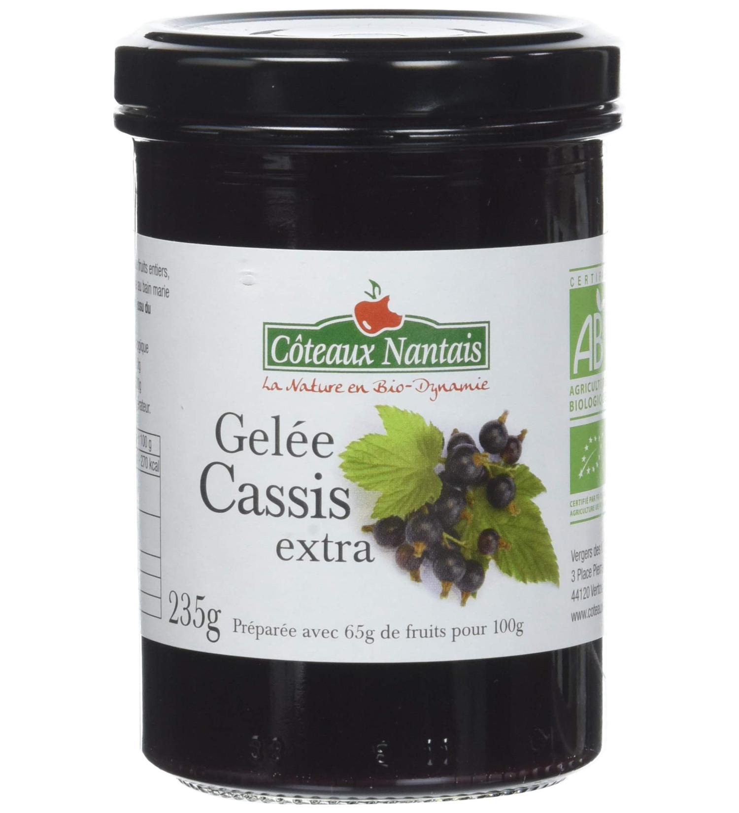 C teaux Nantais Extra Blackcurrant Jelly 235 g - Pack of 3 - Buy Online on GoSupps.com