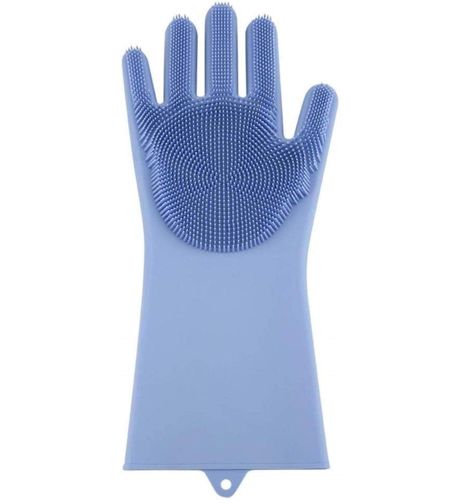 Portable rag car wash Gloves Cleaning Gloves -2 Pair Kitchen Silicone Cleaning Gloves Household A