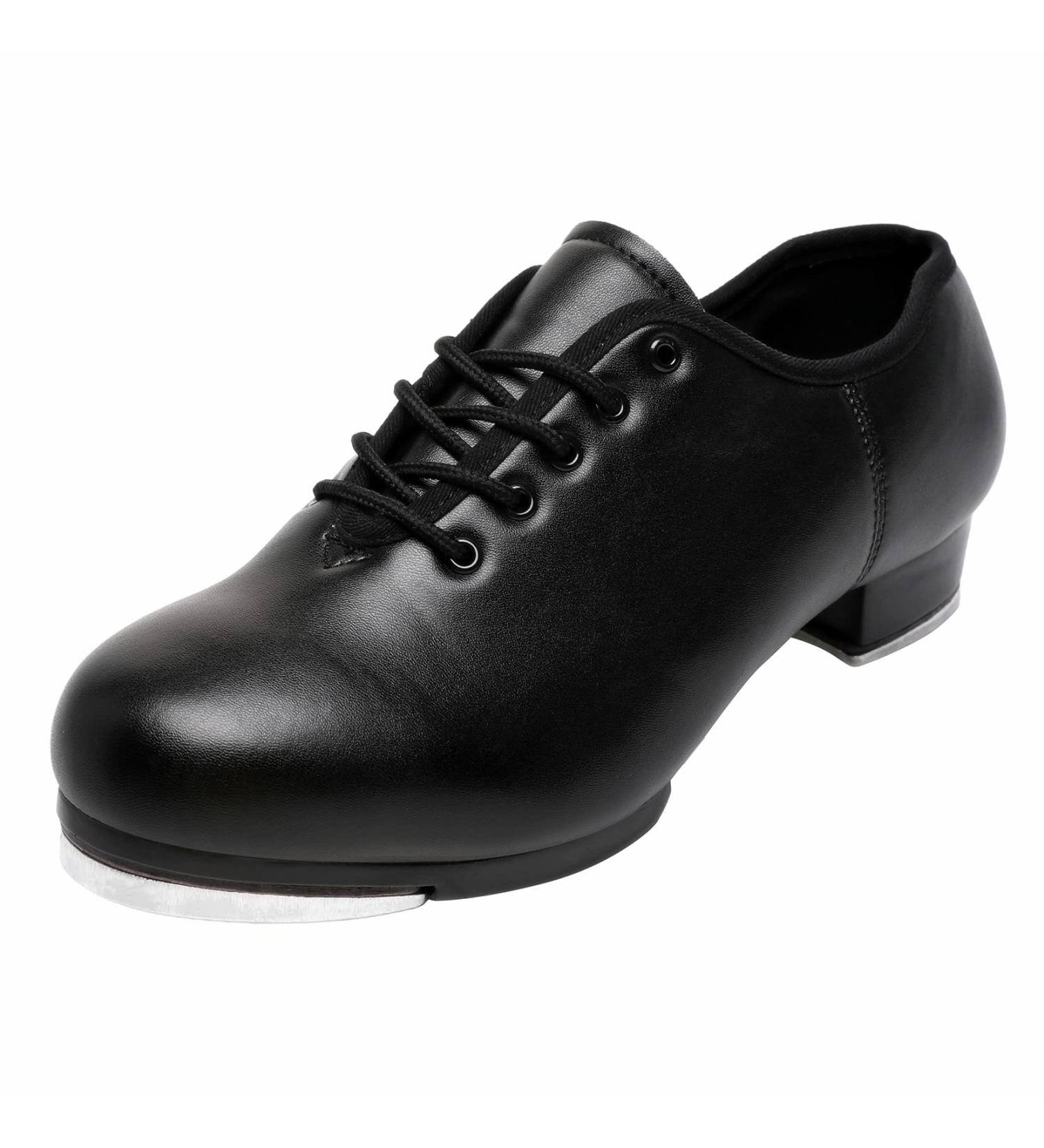 Child Jazz Tap Shoes Split Sole for Boys and Girls (Toddler/Little Kid/Big Kid) - Size 1.5 Little Kid, Black - Buy Online on GoSupps.com