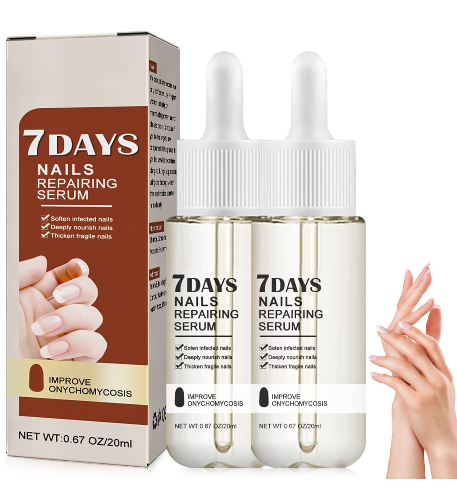7 Days Nail Growth Serum Set - Repair & Strengthening Cuticle Oil for Damaged Nails - Buy Online on GoSupps.com