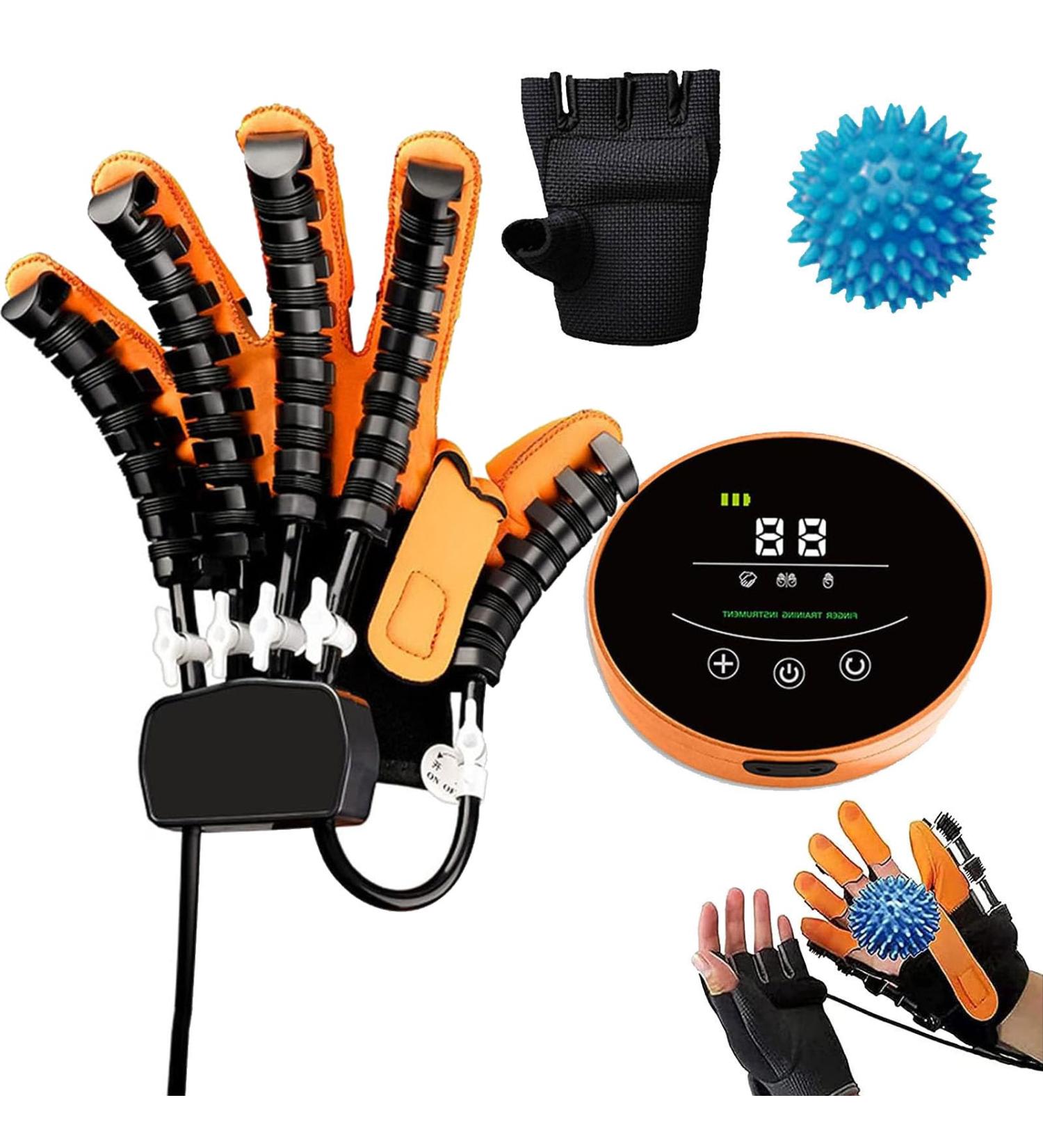 Robot Gloves Hemiplegia Hand Therapy Equipment Stroke Hand and Finger Training Hand and Finger Function Rehabilitation Gloves Finger Orthosis(Size:L Color:Right Hand) Large Right Hand - Buy Online on GoSupps.com