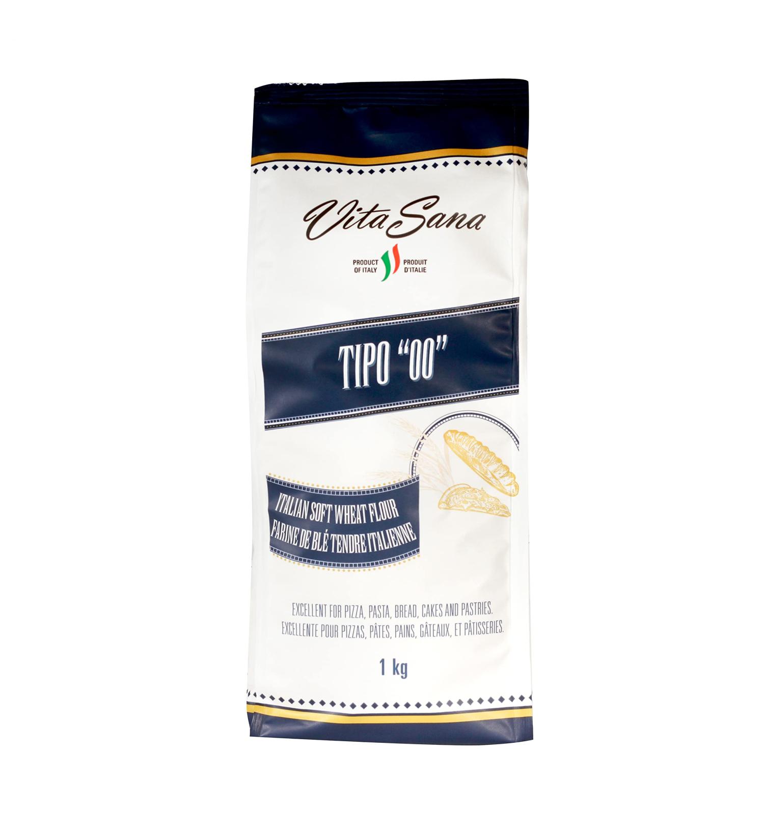 Vita Sana Italian Soft Wheat Flour Tipo "00" 1 Kilogram - Buy Online on GoSupps.com