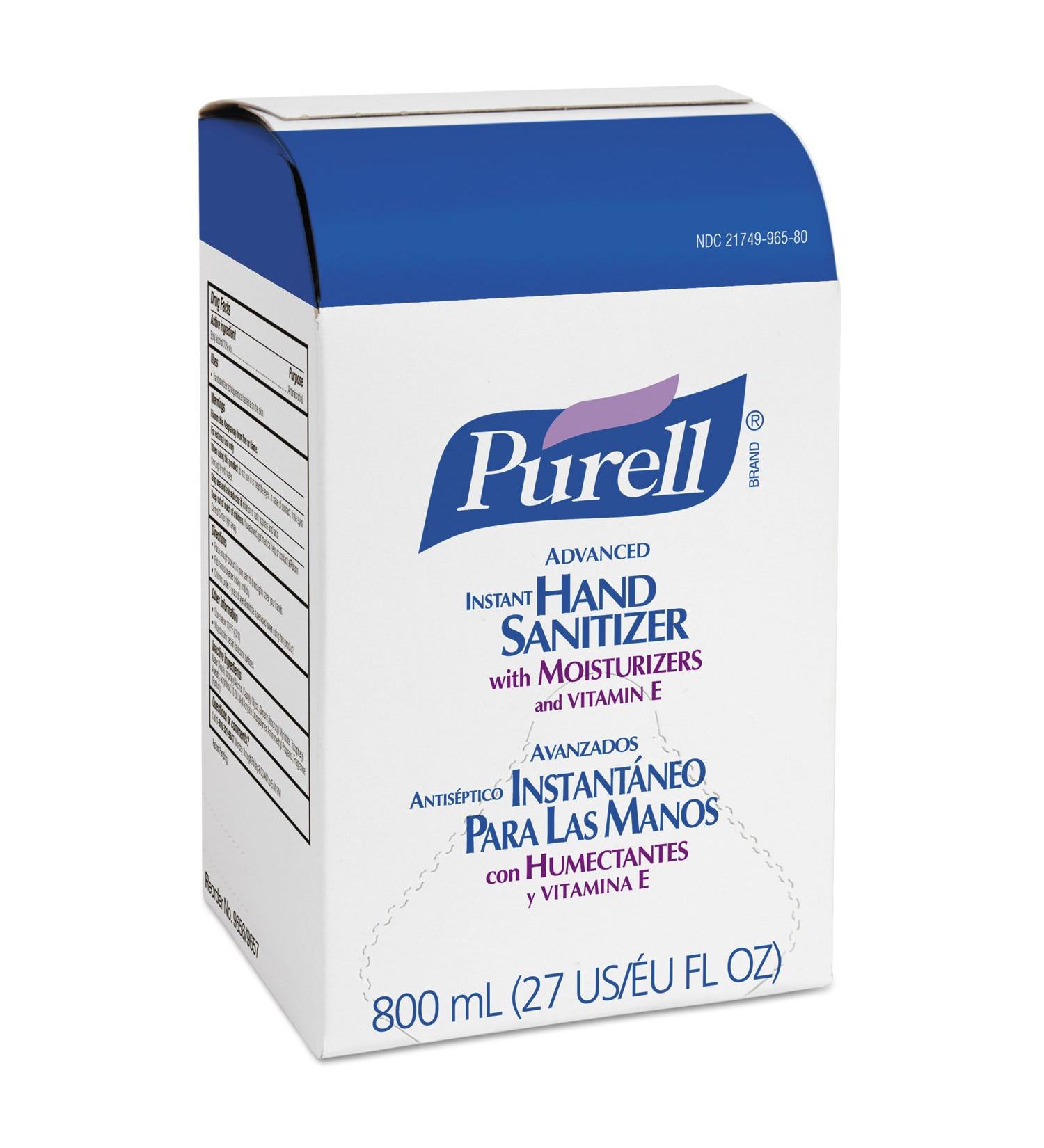 PURELL 965606CT Hand Sanitizer Refills 800ml 6/CT - Clear | Buy Now - Buy Online on GoSupps.com