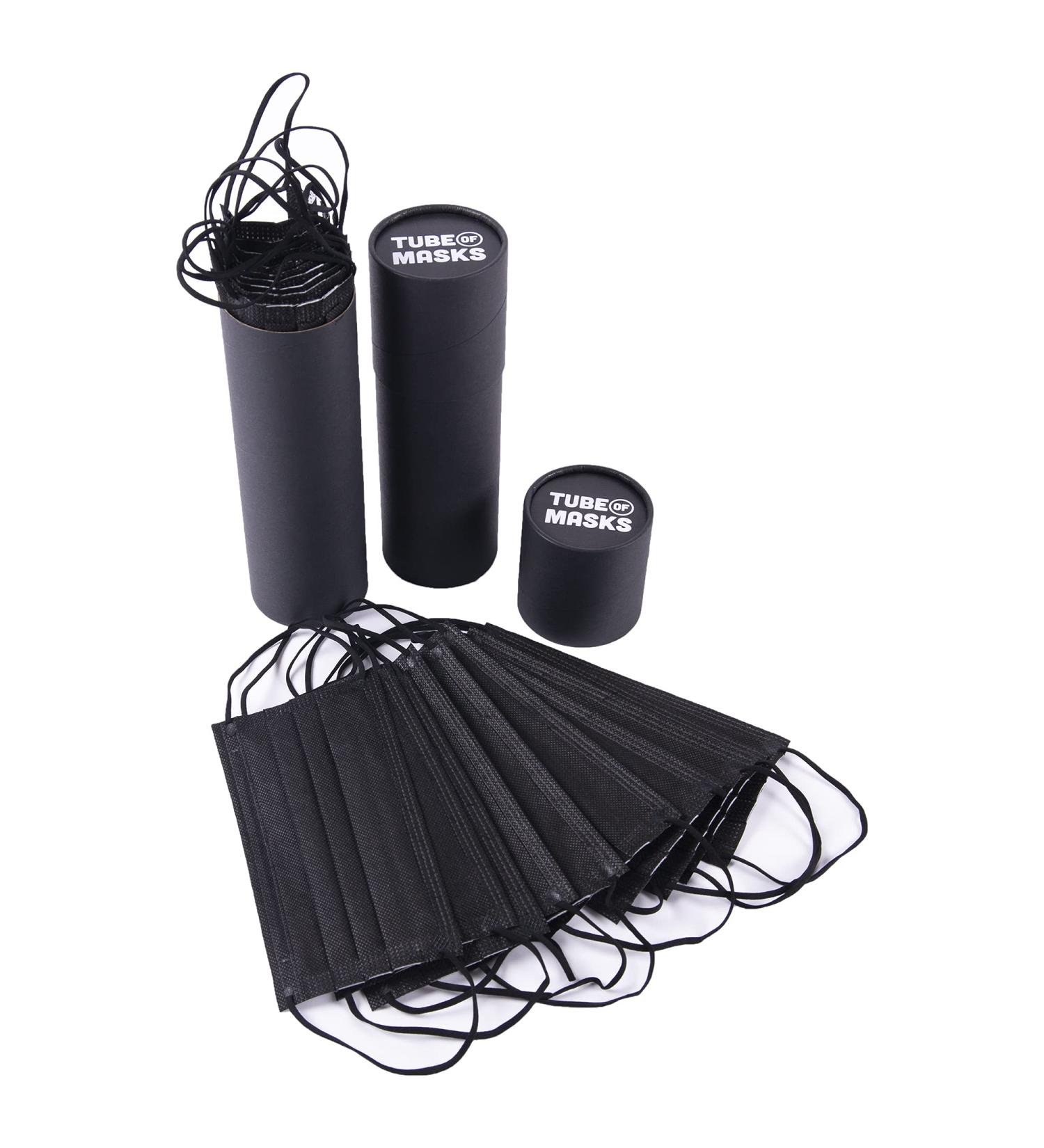Tabbies Tube Mask Holder - Black | 2 Pack - Optimal Comfort & Fit for Masks - International Shipping Available - Buy Online on GoSupps.com