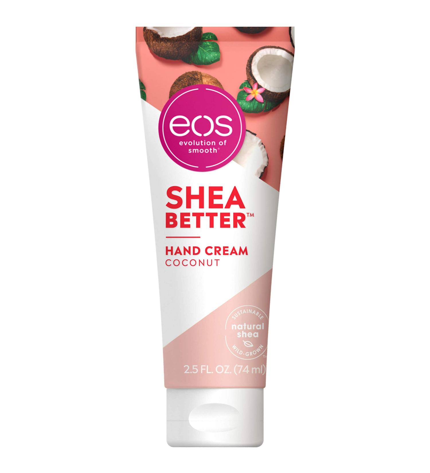 Buy EOS Shea Better Hand Cream Coconut - 2.5 fl oz (74 ml) | Hydrating & Nourishing - Buy Online on GoSupps.com