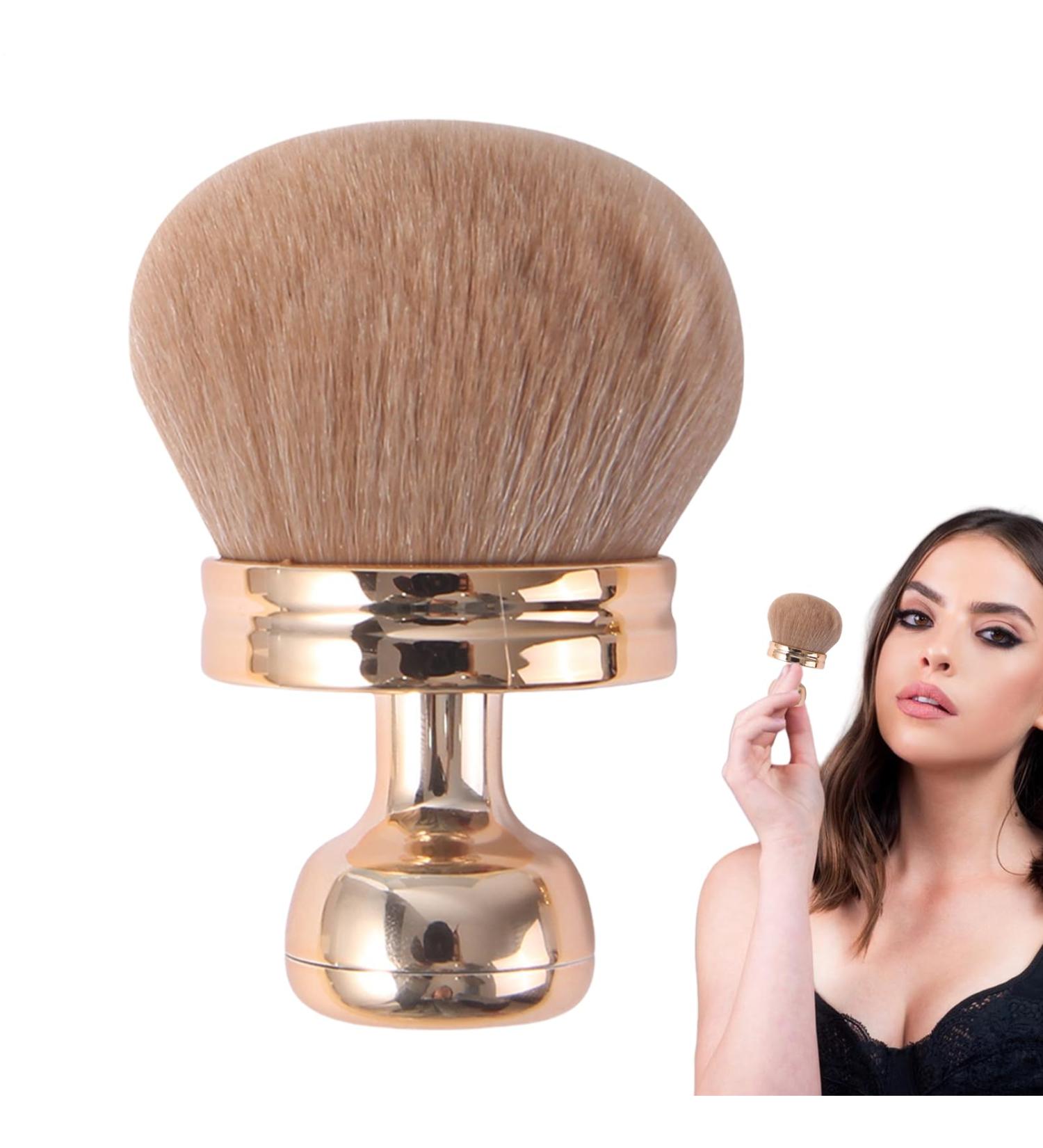 Sun Brush Tanning Brush 3 Inch Face Makeup Body Tan Brush Large Foundation Cortel Cream Applicator Wide Head Oval Tool for Mothers Day Valentines Day Rose Gold - Buy Online on GoSupps.com