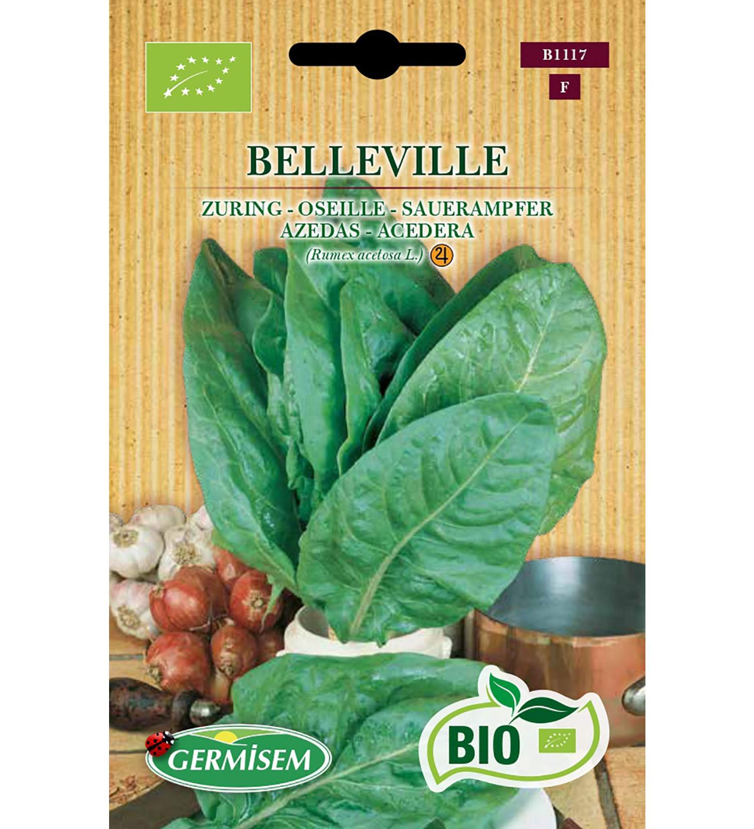 Germisem Organic Belleville Sorrel Seeds 1 g Multicolour ECBIO1117