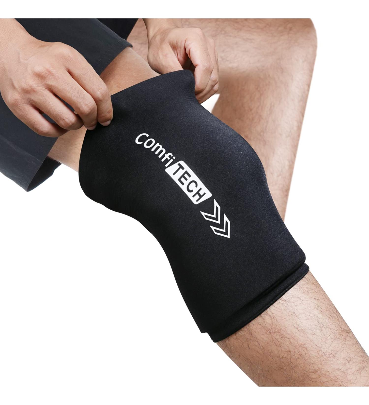 ComfiTECH Elbow & Knee Ice Sleeve - Flexible Gel Cold Pack for Injuries - Small Size for Meniscus Surgery Recovery & Sprains - Buy Online on GoSupps.com