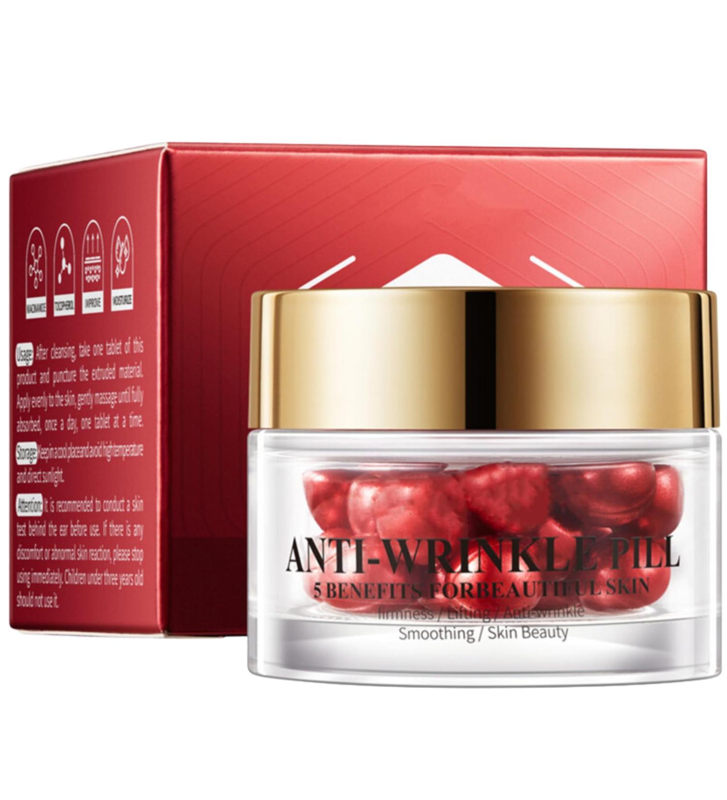Face Serum Capsules - Face Serum for Women - Collagen Serum Face for Skin - Niacinamide Serum - Hyaluronic Acid Serum for Face - Hydrating Serum - Anti Wrinkle Brightening - Buy Online on GoSupps.com
