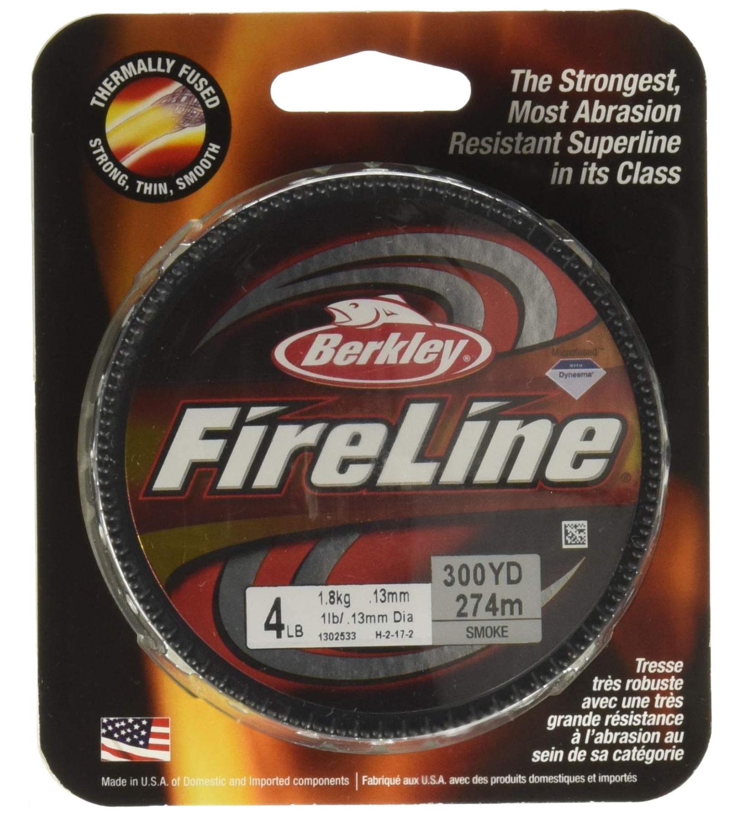 Berkley FireLine Superline 300 Yards Smoke 30lbs Fishing Line - Strong and Reliable - Buy Online on GoSupps.com