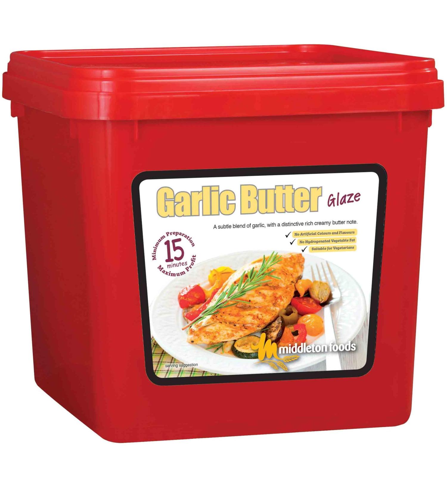 Middleton Foods Garlic Butter Meat Glaze Marinade 2.5kg - Buy Online on GoSupps.com