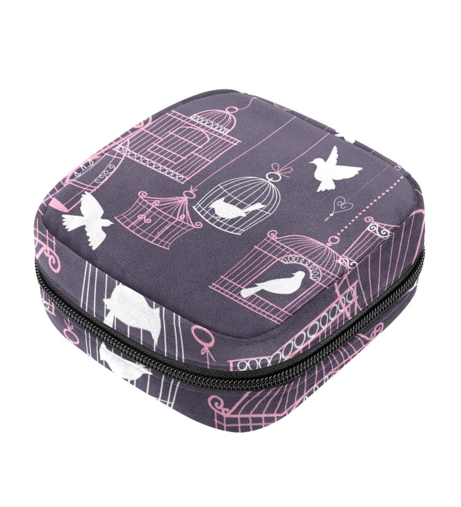 Shop Stylish Bird Cages & Women's Storage Bags | Pigeon Cage Menstrual Pad & Cup Bags for Teen Girls - Buy Online on GoSupps.com
