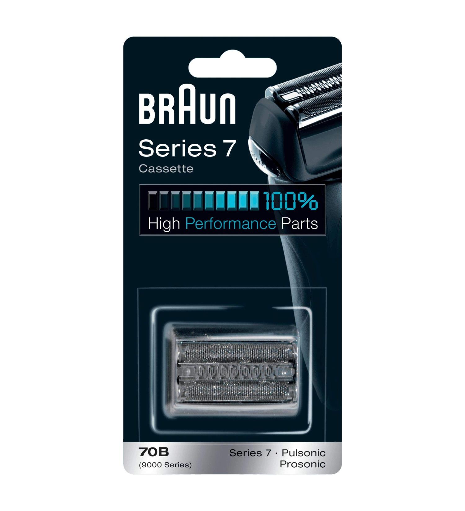 Braun Replacement Shaver 70B Black - Compatible with Series 7 Razors - Buy Online on GoSupps.com