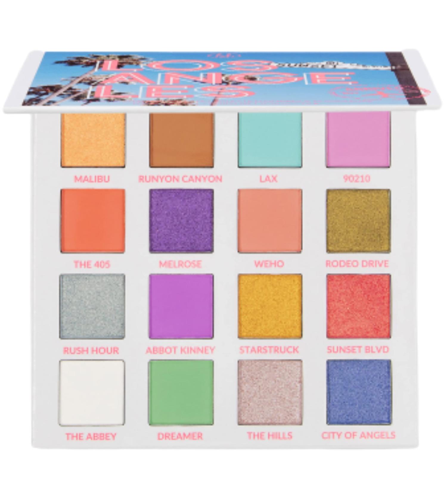bh Cosmetics 16 Color Eyeshadow Palette - Lost in Los Angeles | Pressed Powder - 4.4 oz - Buy Online on GoSupps.com