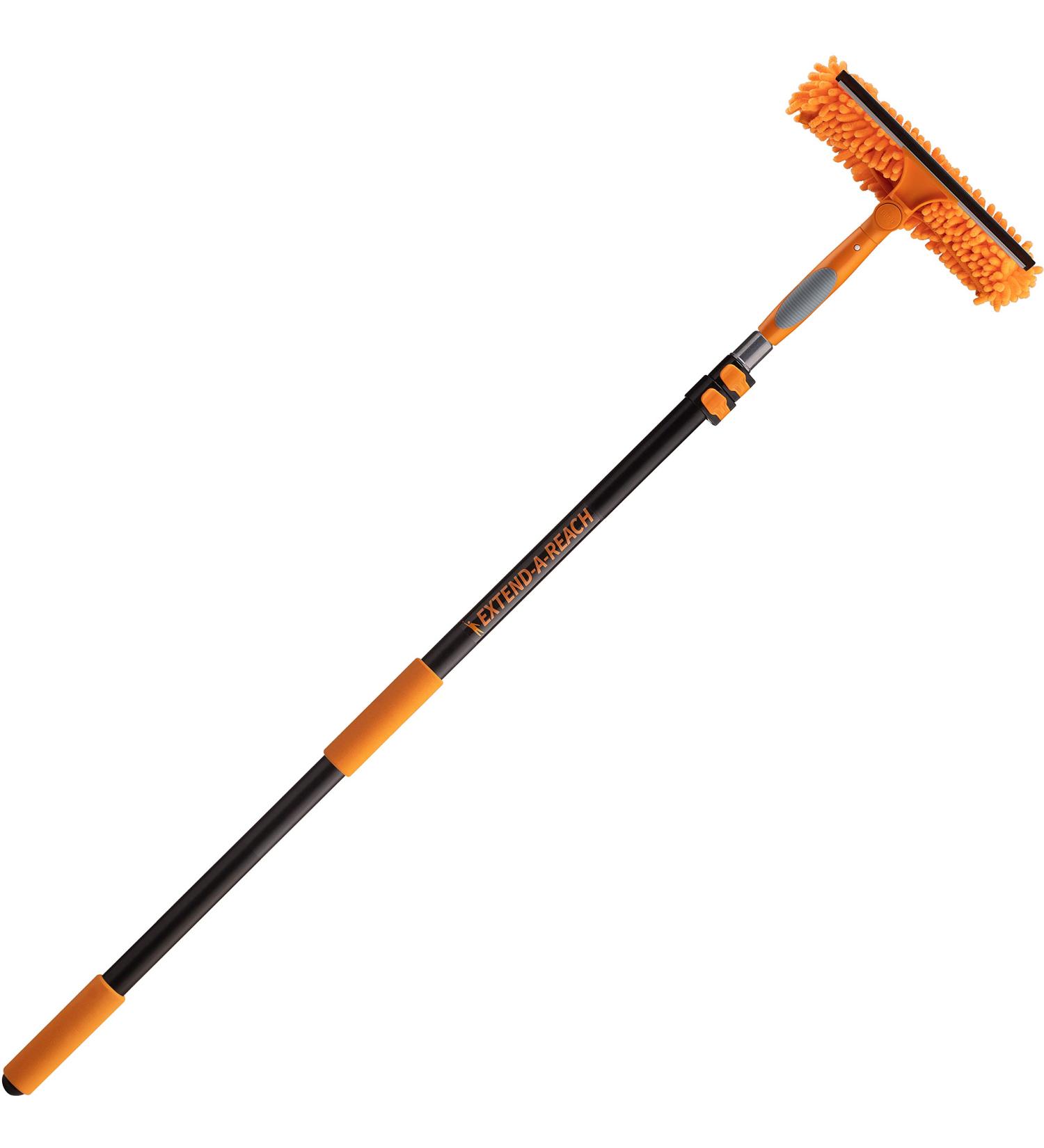 Window Washing Kit with 20+ Foot Reach | Telescopic Extension Pole, Squeegee, and Cleaner | Indoor/Outdoor Window Cleaning Equipment - Buy Online on GoSupps.com