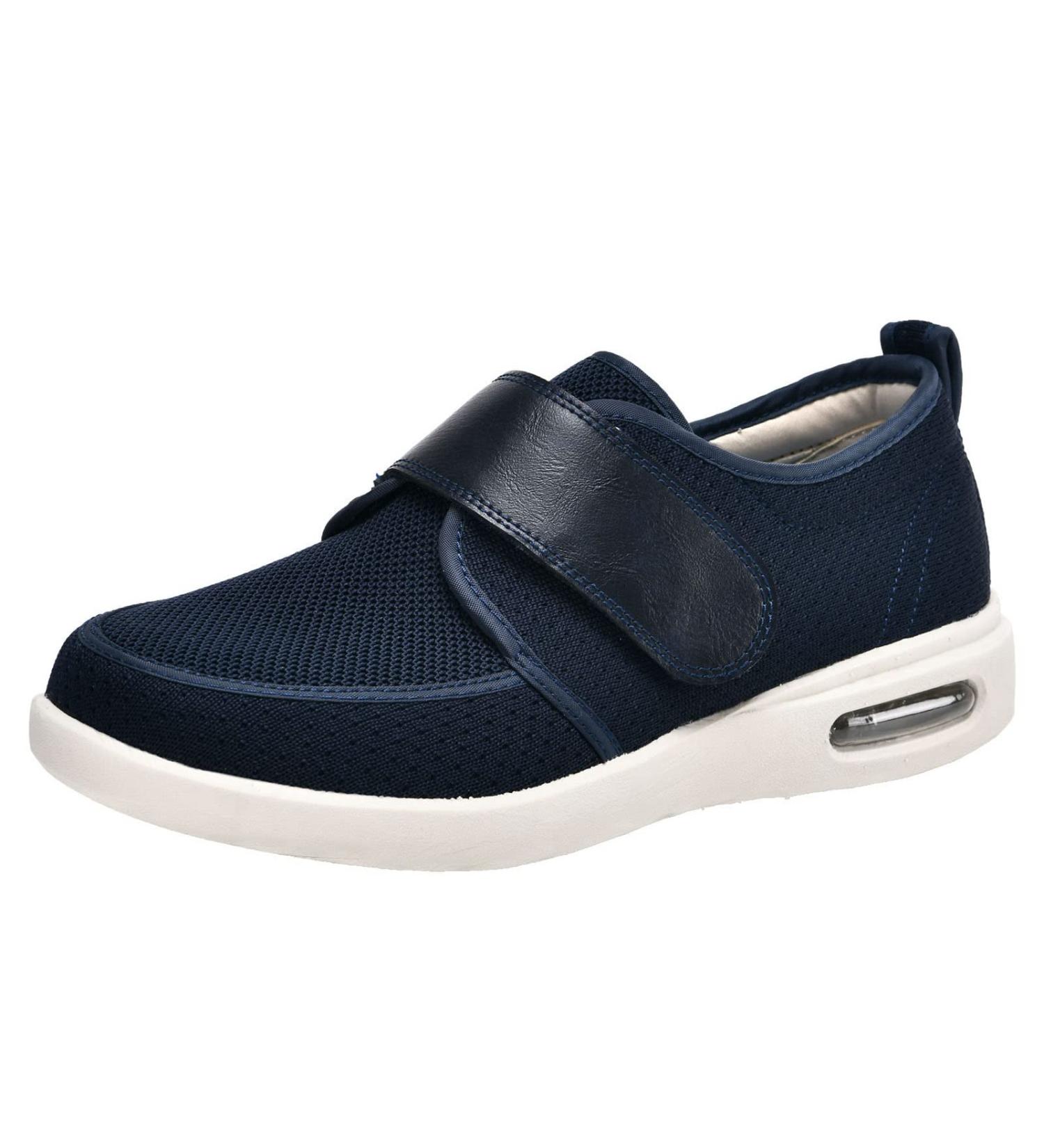 Diabetic Shoes for Men & Women - Wide Fit & Unisex - Size 9.5 Blue - Ideal for Swollen Feet, Diabetic & Edema - Buy Online on GoSupps.com