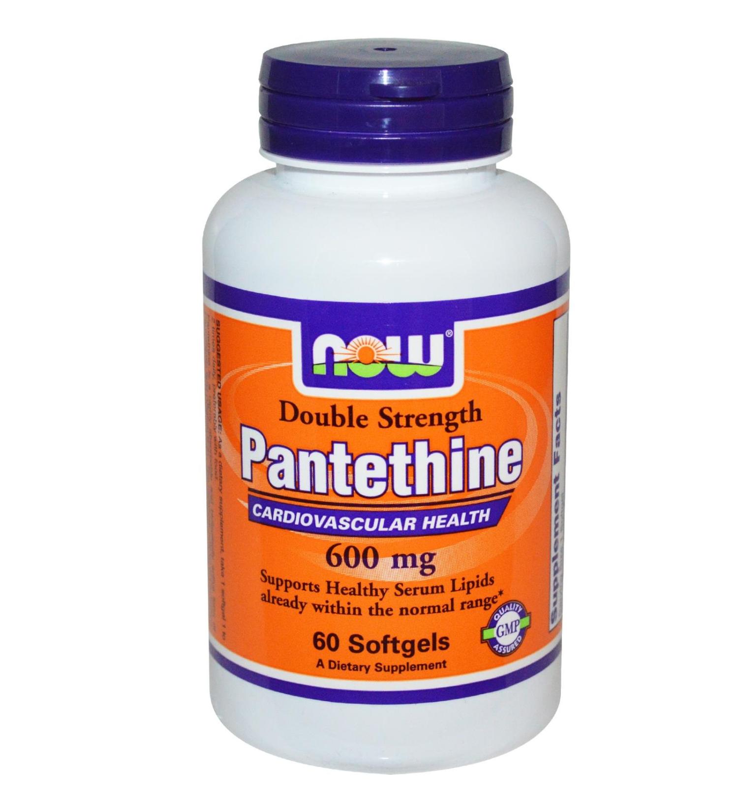 Pantethine 600 mg - Now Foods - 60 - Softgel