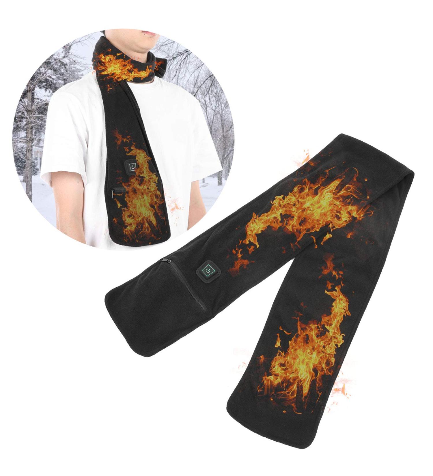 Buy Heated Scarf - USB Neck Heating Pad with Temperature Control | Winter Neck Warmer Wraps for Ultimate Comfort - Buy Online on GoSupps.com