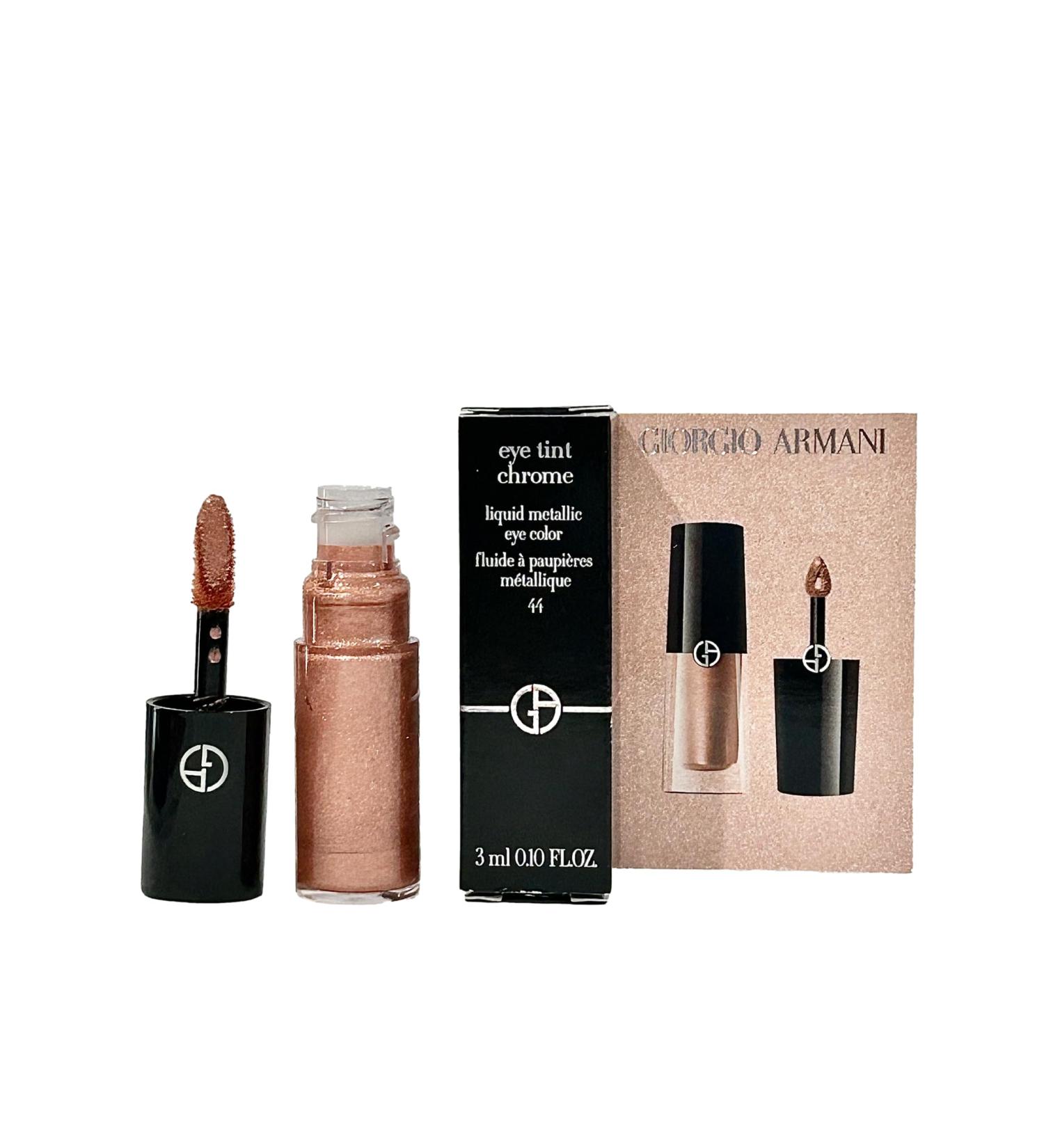 Giorgio Armani Mini Eye Tint Chrome Liquid Metallic Eye Color - Rose Gold #44 | 3ml | International Shipping Available - Buy Online on GoSupps.com