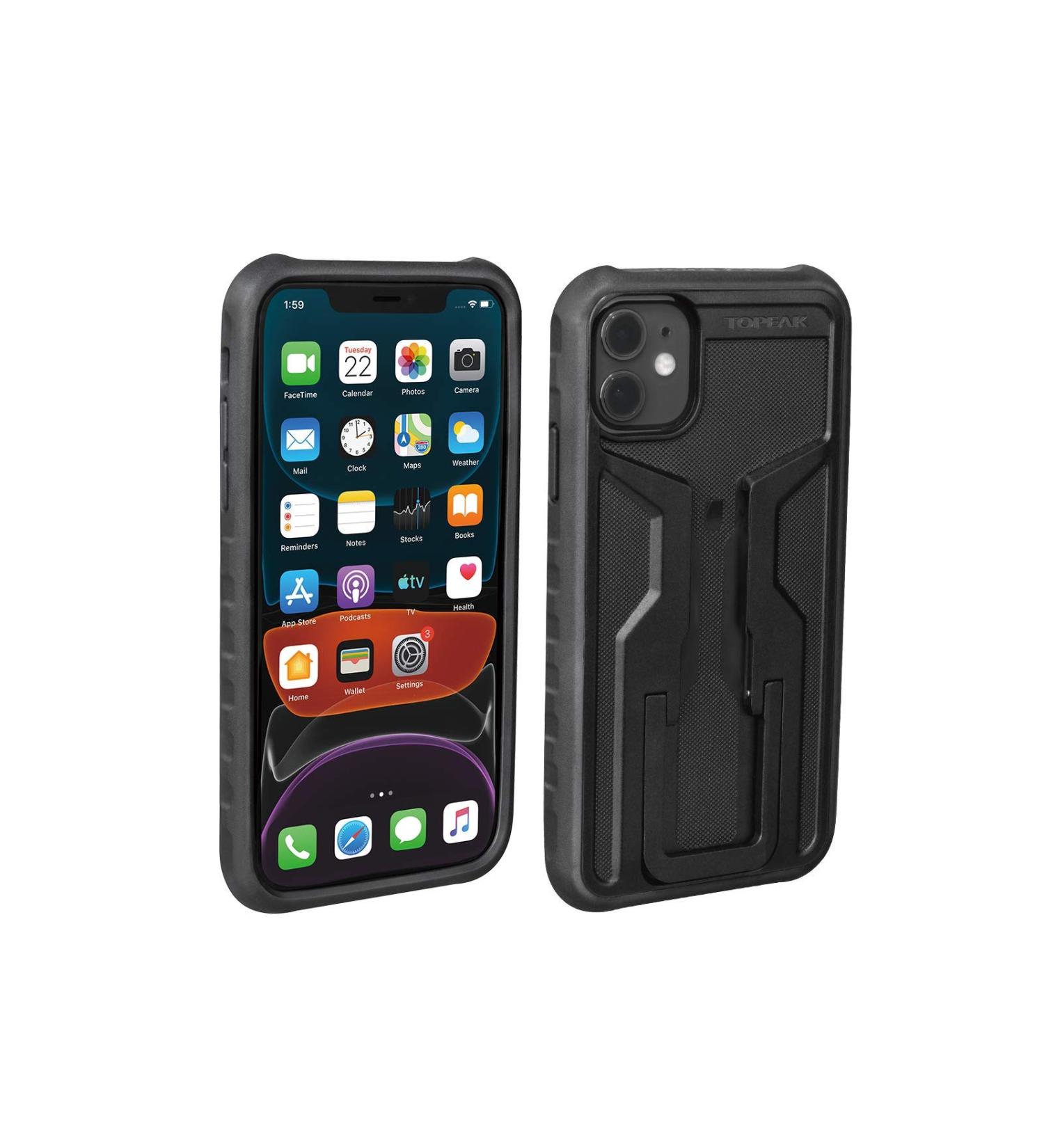 Topeak Unisex RideCare iPhone 11 Case - Black-Grey Smartphone Protection - Shop Internationally - Buy Online on GoSupps.com