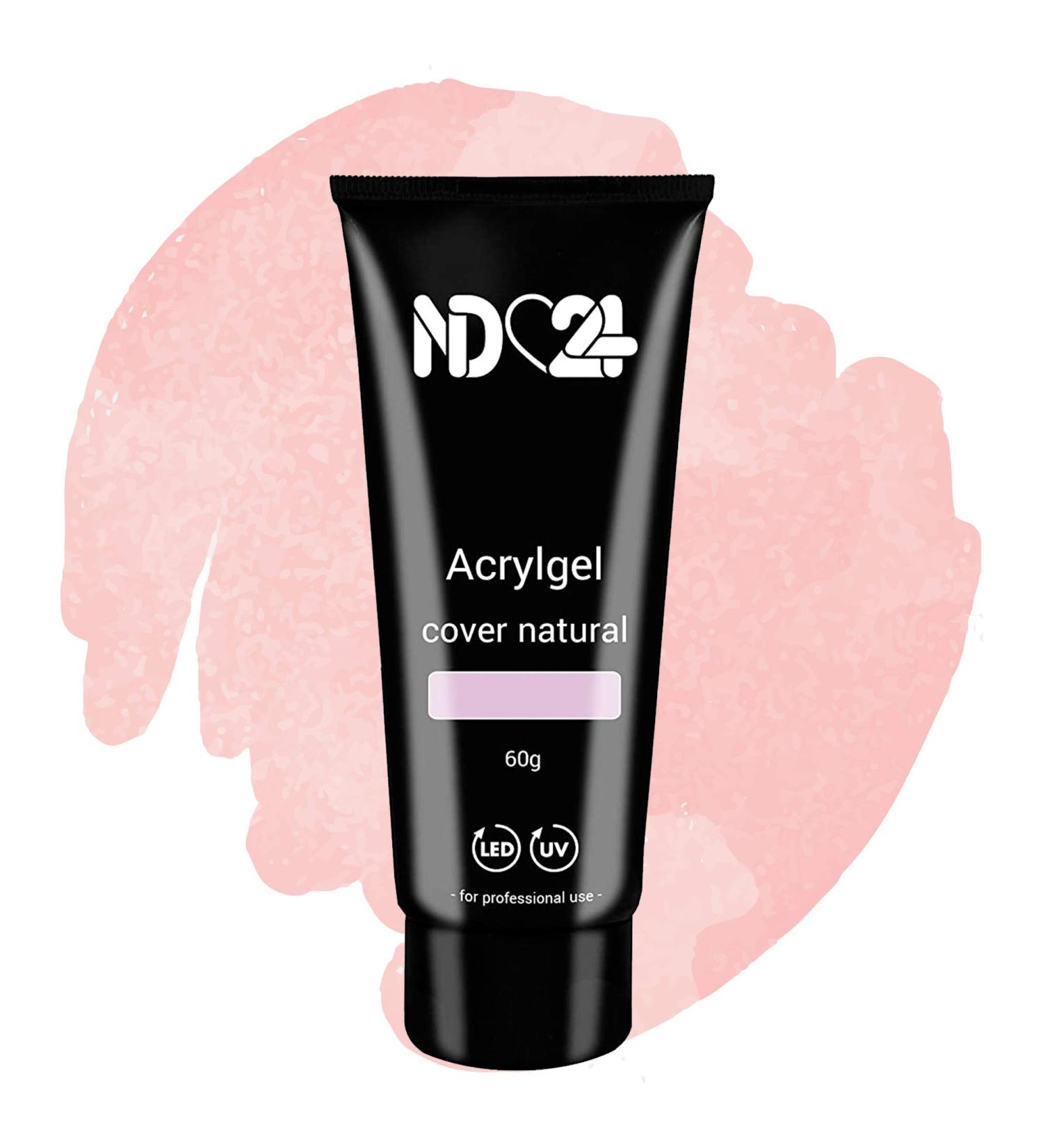 ND24 NailDesign Acrylic Gel Tube - Cover Natural 60g | High-Quality Nail Art Supplies | Fast International Shipping - Buy Online on GoSupps.com