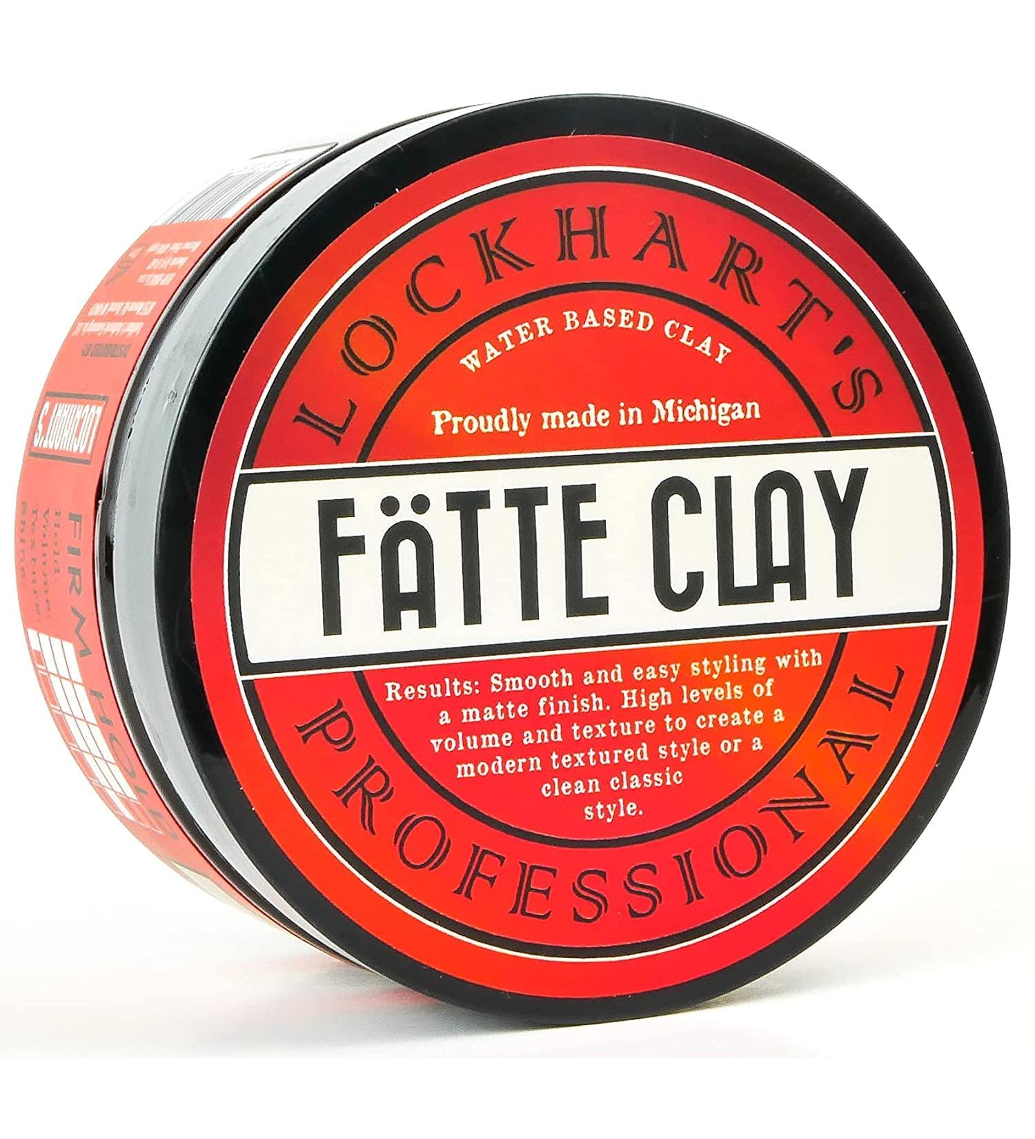 Buy Lockhart s Authentic Handcrafted Fatte Clay - Mandarin Sandalwood Scent - Heavy Hold & Natural Shine - International Shipping Available (3.4oz - Buy Online on GoSupps.com