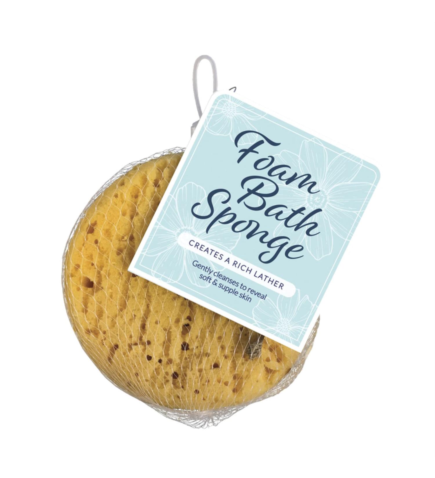 BATH SPONGE SEA FOAM YLW