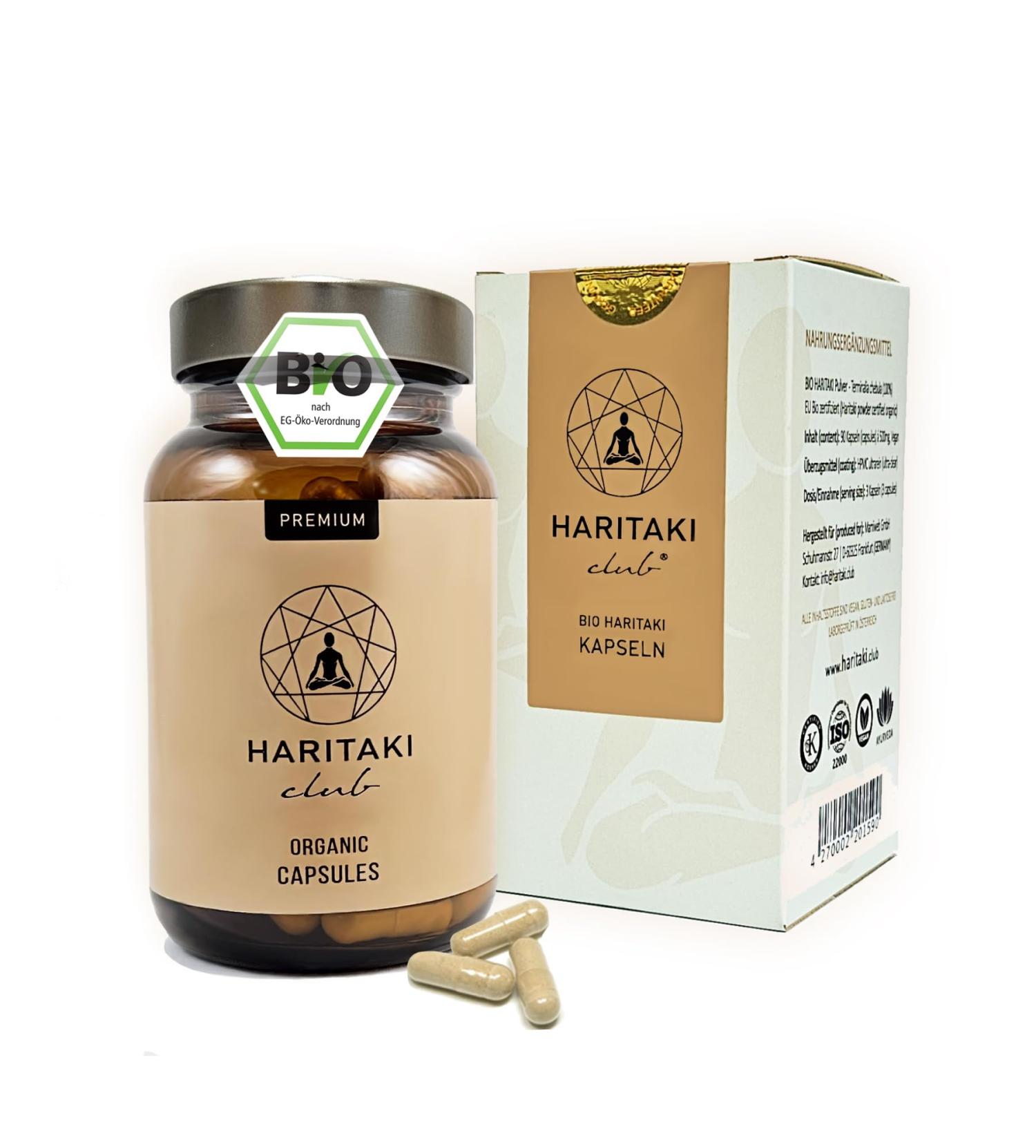  Haritaki Club Bio Haritaki Capsules (500 mg) - Buy Online on GoSupps.com