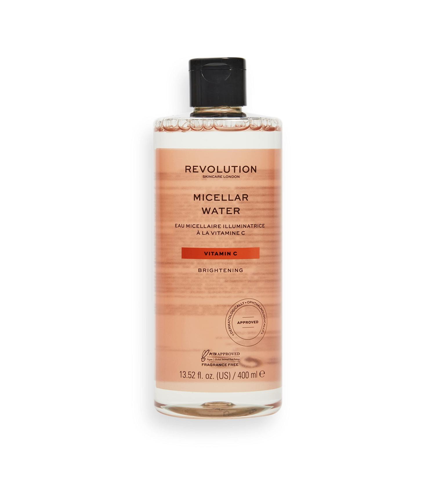 Revolution Skincare London Vitamin C Brightening Micellar Water Makeup Remover 400ml