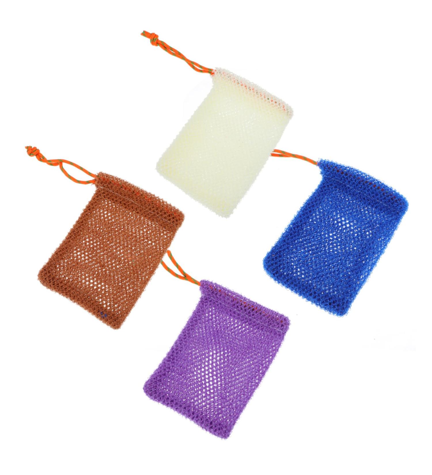 BIUDECO 8 Pcs Soap Foaming Net Rapid Drying Towel Bath Scrubber Foam Net for Saop Soap Nylon - Buy Online on GoSupps.com