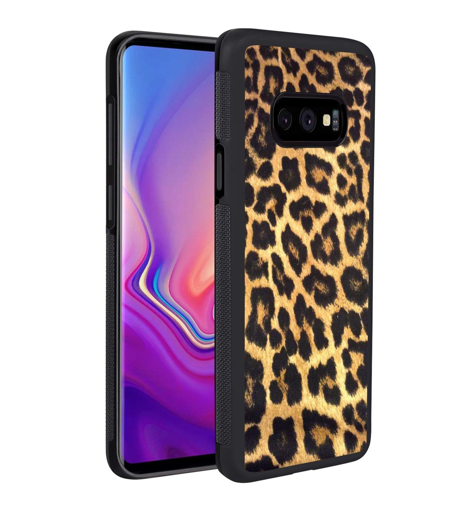 Samsung Galaxy S10e Leopard Print Tire Tread PC+TPU Case - Anti-Drop & Anti-Skid Cover - Buy Online on GoSupps.com