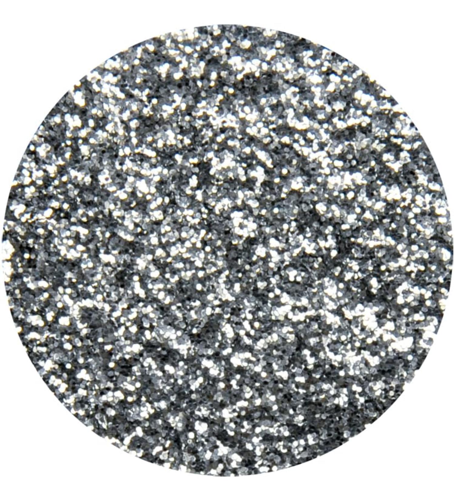 Eulenspiegel Eulenspiegel 907429 - Organic Silver Glitter Medium 6g Biodegradable Glitter Face & Body