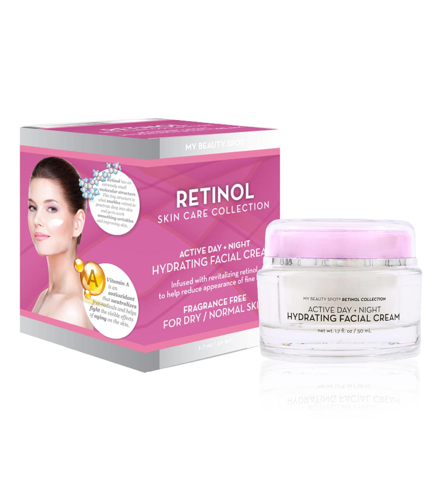 Retinol Skin Care Collection - My Beauty Spot | Active Day & Night Formula 1.7 fl oz | International Shipping Available - Buy Online on GoSupps.com