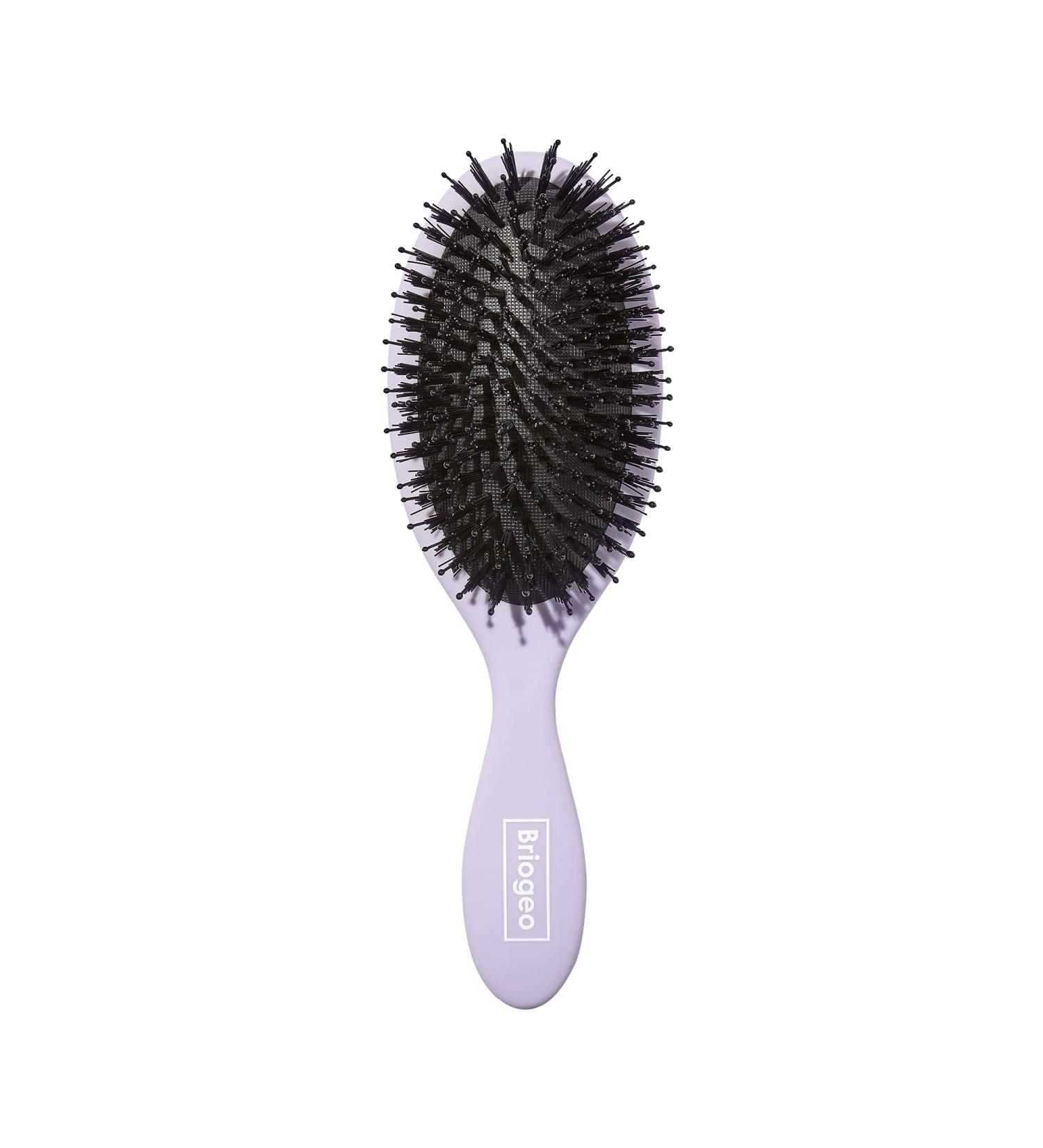 Briogeo Vegan Boar Bristle Hair Brush - Ideal for Long, Short, Thick, Thin, Curly, Straight, and Wavy Hair - Buy Online on GoSupps.com