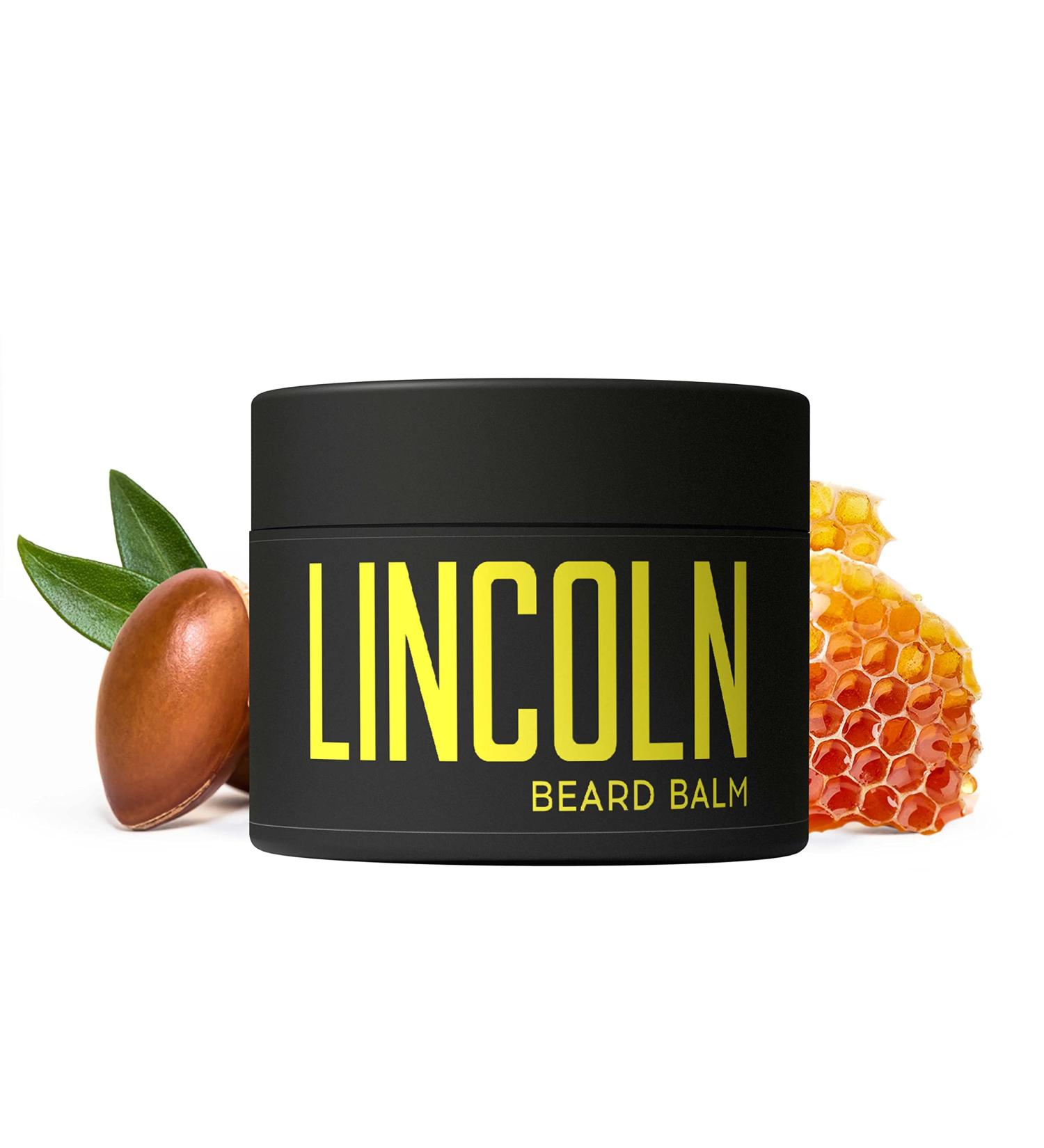 Lincoln Nourishing Beard Balm - Premium Beard Care for Men | 100ml | Smooth Non-Greasy Formula with High-Quality Oils - Buy Online on GoSupps.com