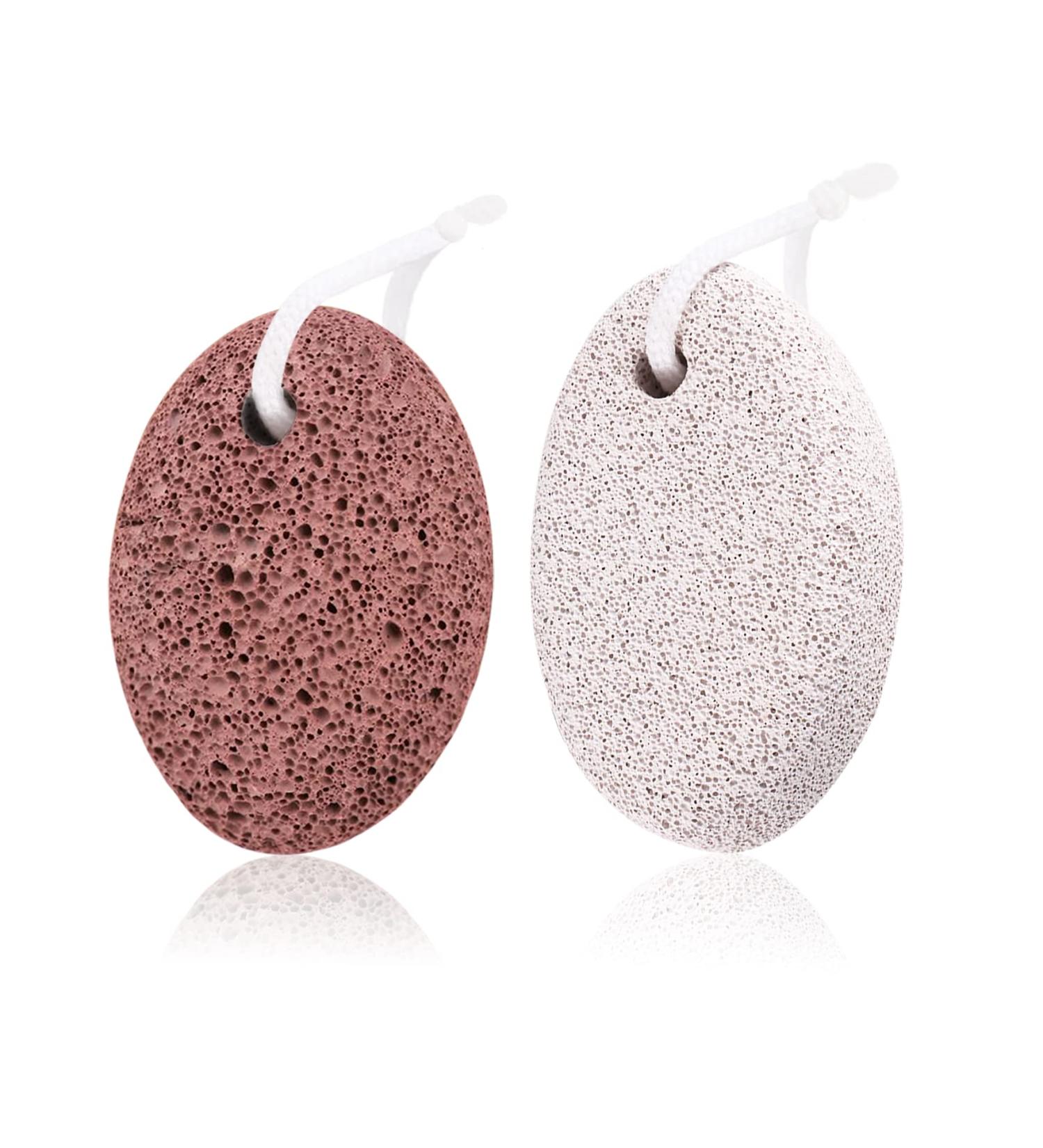 Uoking Pumice Stone for Feet - 2 PCS Natural Lava Scrubber & Callus Remover - Buy Online on GoSupps.com