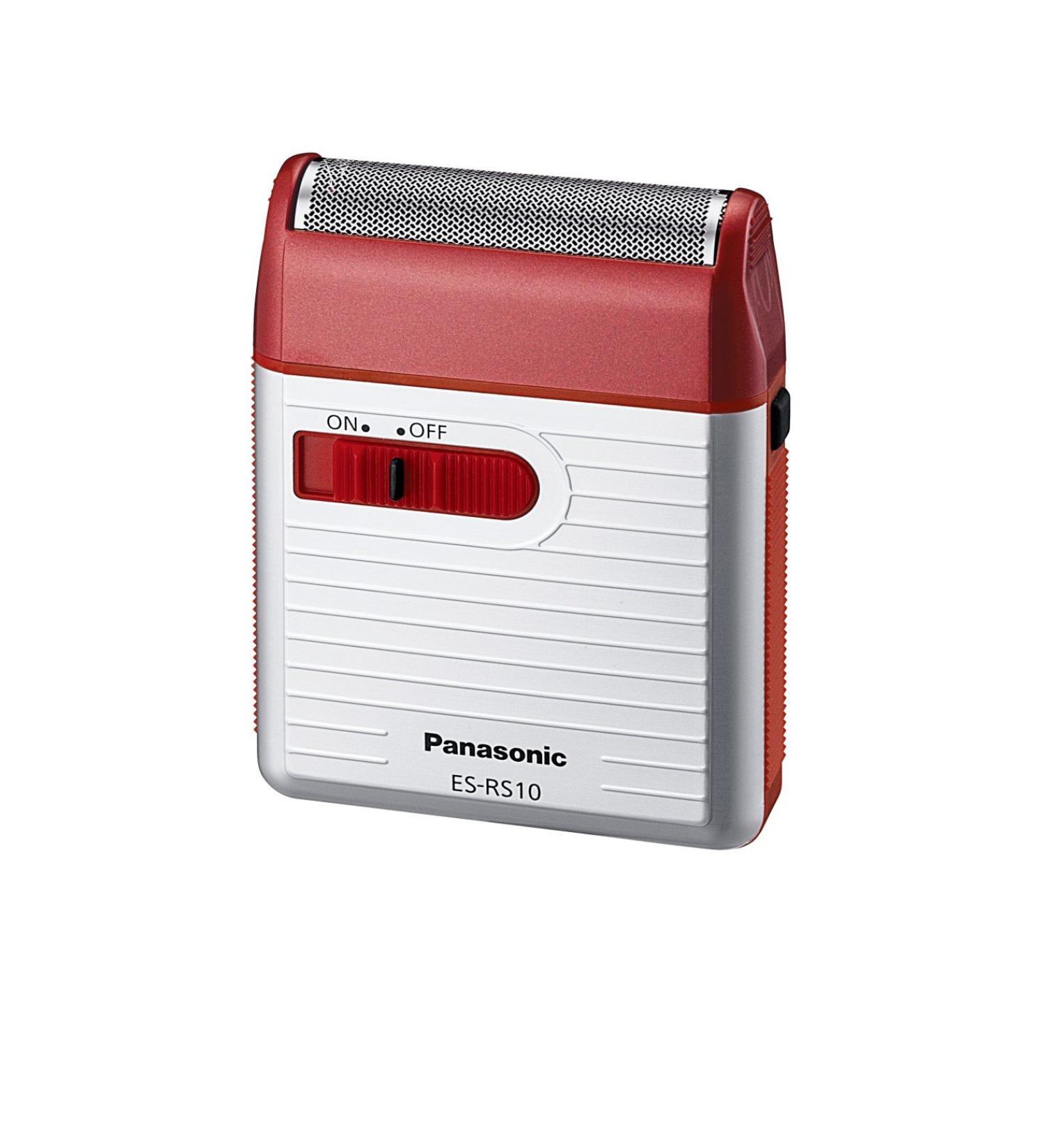 Panasonic Men's Shaver for Traveler ES-RS10-R Red | DC3V (2 x AA Alkaline) (Japan Model)
