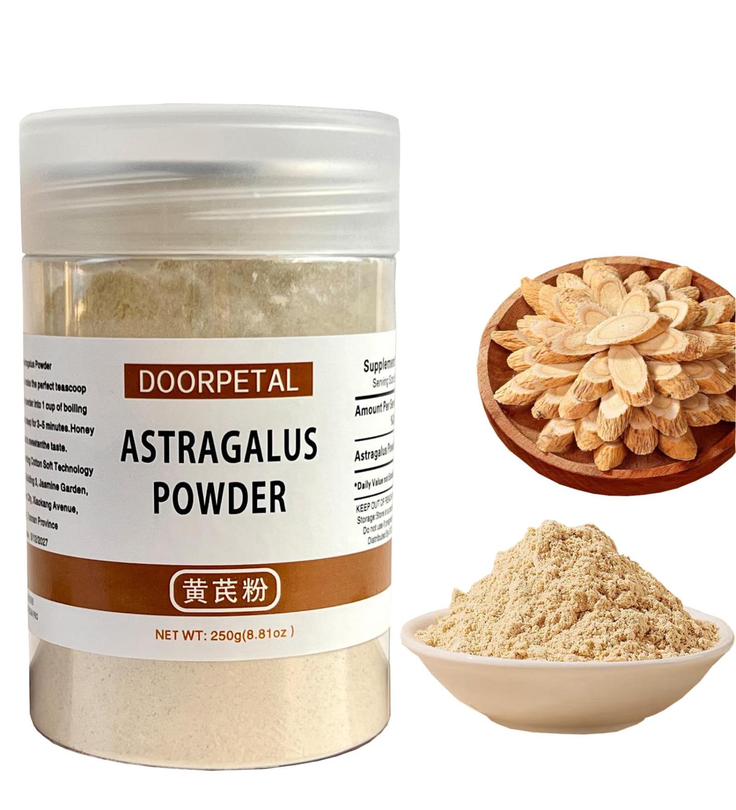 Astragalus membranaceus Powder-8.81oz/250g-Pure Natural Chinese Herbal Medicine - - Herbal Supplement -for Tea & Soup - Buy Online on GoSupps.com