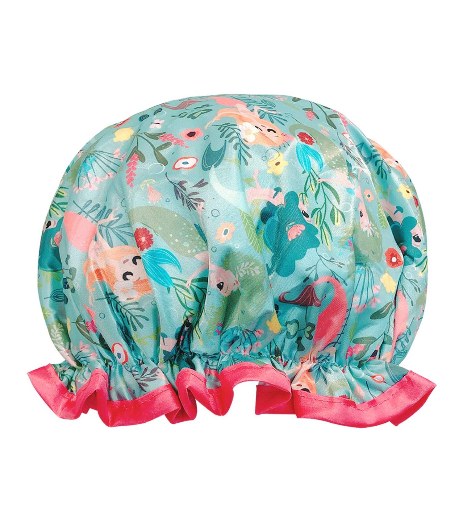 Allydrew Mermaids Waterproof Shower Cap for Long Hair - Reusable Women's O/S - Buy Online on GoSupps.com