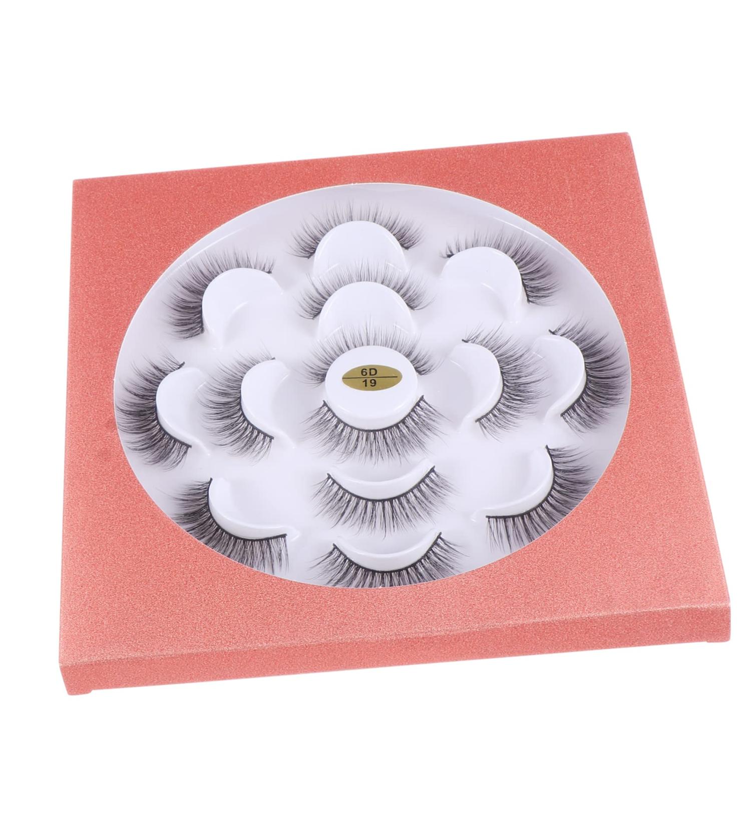 Beavorty 7 Pairs Three-dimensional false eyelashes fluffy extended eyelashes makeup fake eyelashes fiber false lashes cosmetic false eyelashes artificial fiber Accessories 6d dense - Buy Online on GoSupps.com