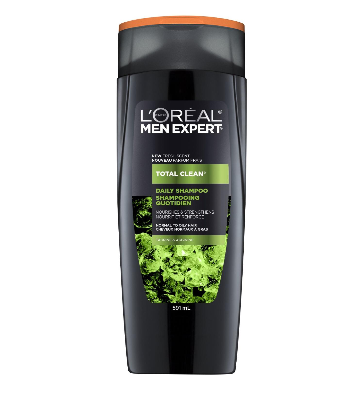 L Or al Paris Men Expert Total Clean Shampoo With Taurine & Argenine Normal to Oily Hair 591 ml 591 ml (Pack of 1) - Buy Online on GoSupps.com