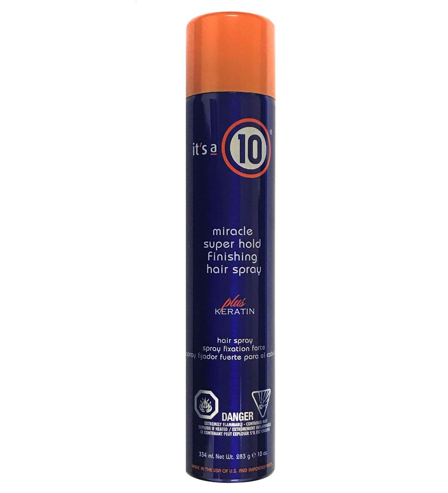 It's A 10 Miracle Super Hold Finishing Spray Plus Keratin 10 Oz - Buy Online on GoSupps.com