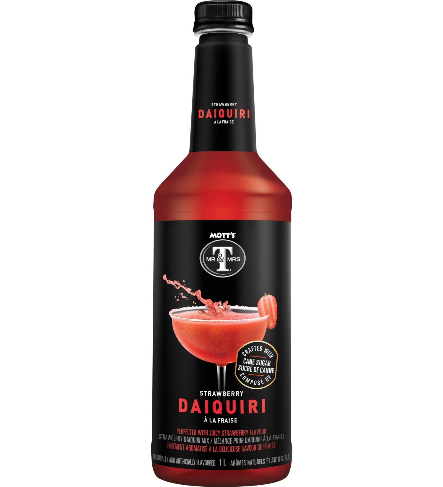 Mott's Mr & Mrs. T Strawberry Daiquiri 1L - Buy Online on GoSupps.com