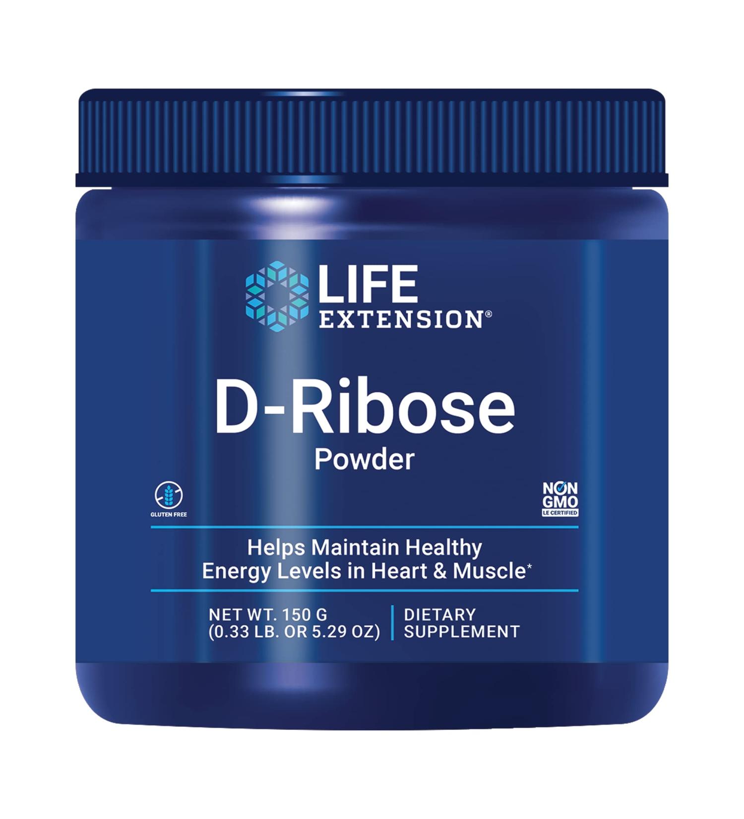 Life Extension D-Ribose Powder 5.29 oz - Boost Energy & Recovery - Buy Online on GoSupps.com