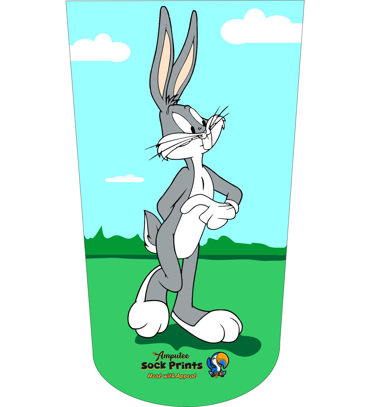 Heal with Appeal Amputee Stump Sock - Bunny Stands in Grass V1 3Ply - Buy Online on GoSupps.com